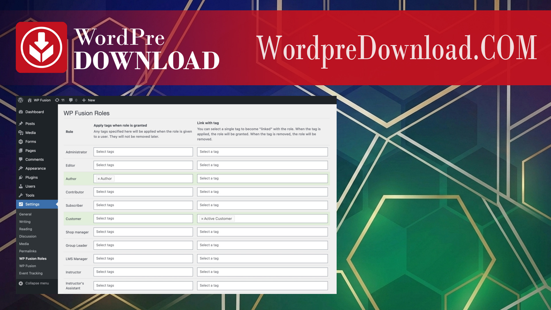 WP Fusion – User Roles – WordpreDownload.COM
