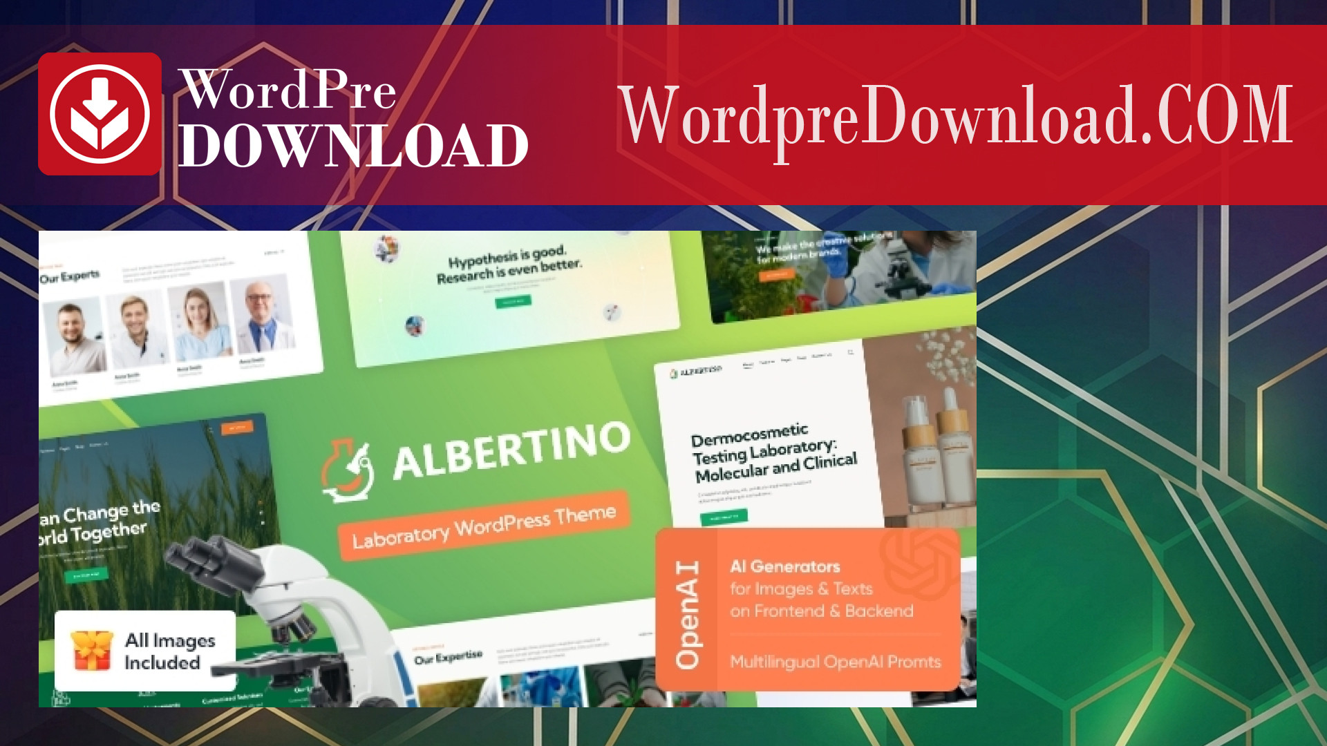 Albertino – Science Laboratory Research and Technology WordPress Theme – WordpreDownload.COM