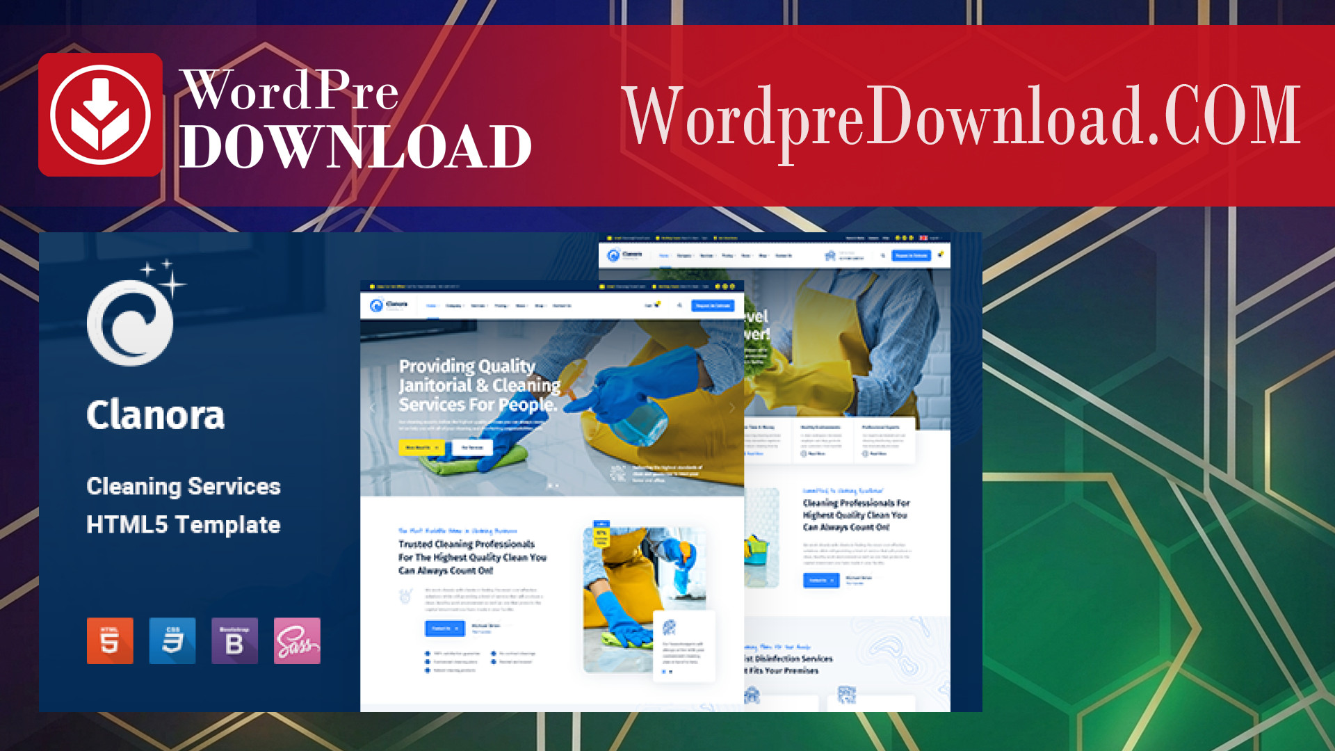 Clanora – Cleaning Services WordPress Theme – WordpreDownload.COM