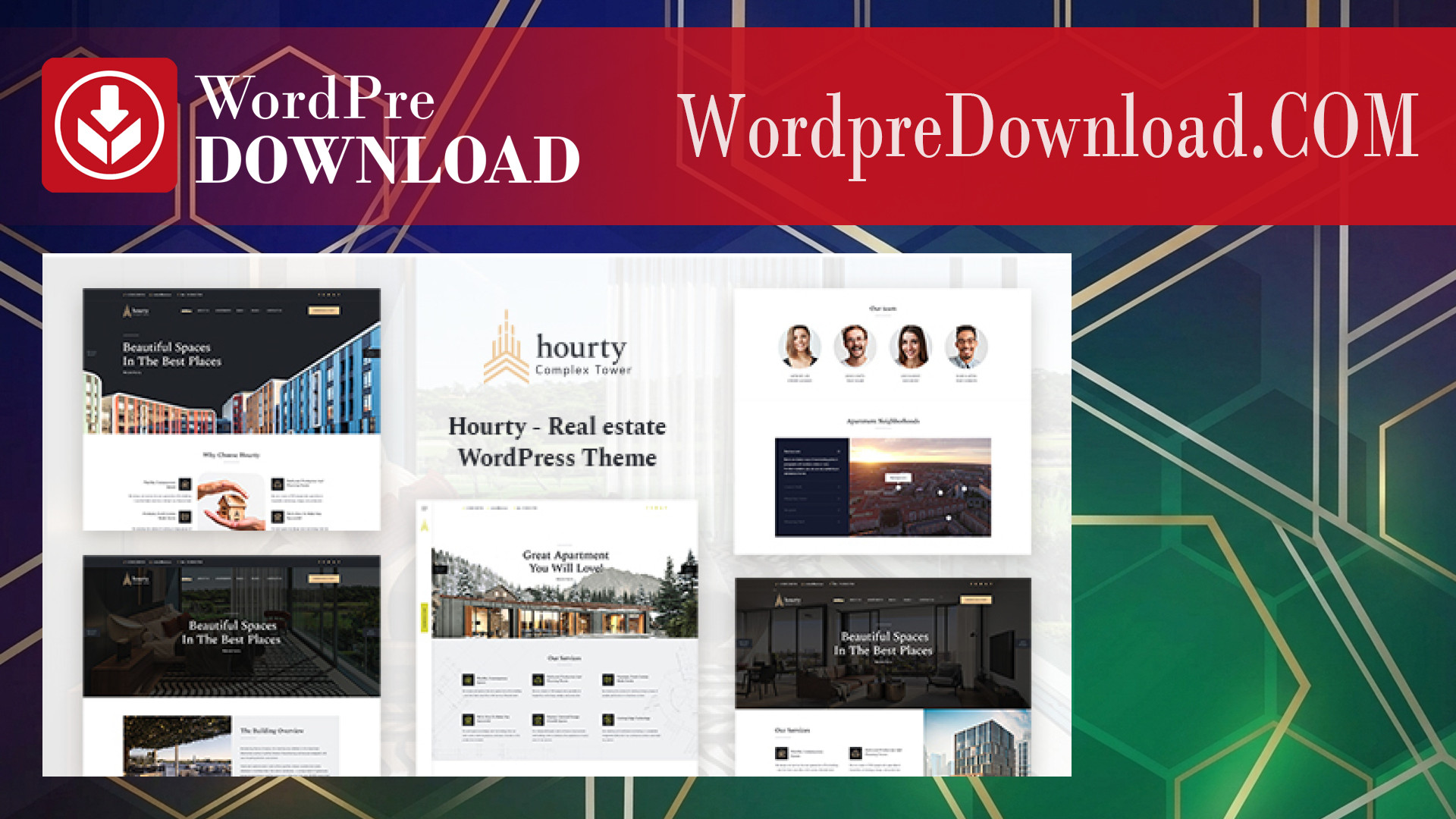 Hourty - Real Estate Classify WordPress Theme - WordpreDownload.COM