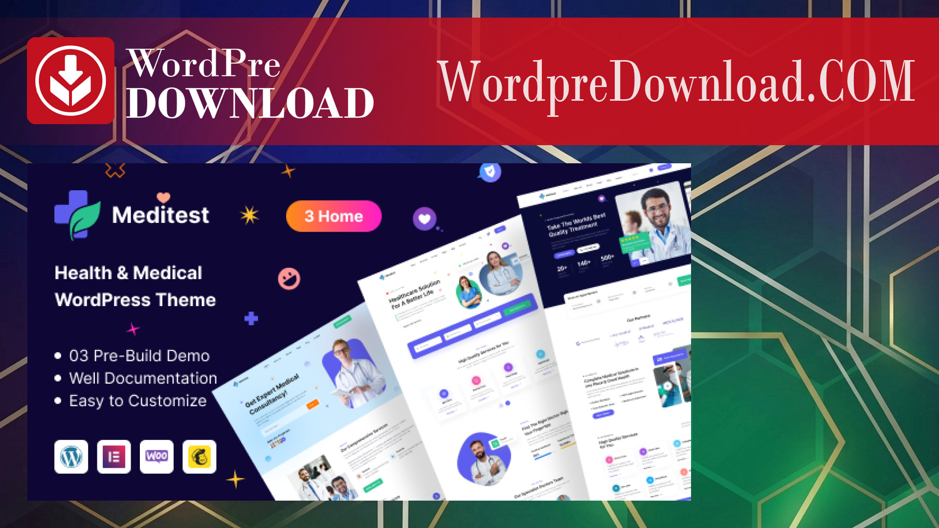 Meditest - Health And Medical WordPress Theme - WordpreDownload.COM