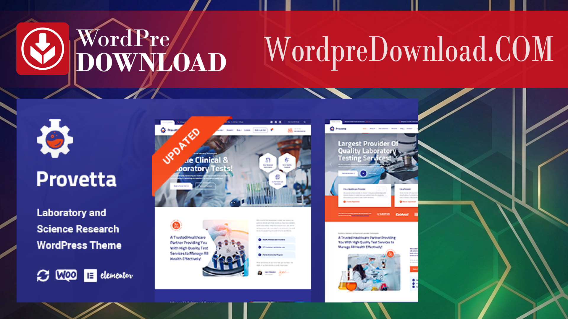 Provetta – Laboratory and Science Research WordPress Theme – WordpreDownload.COM