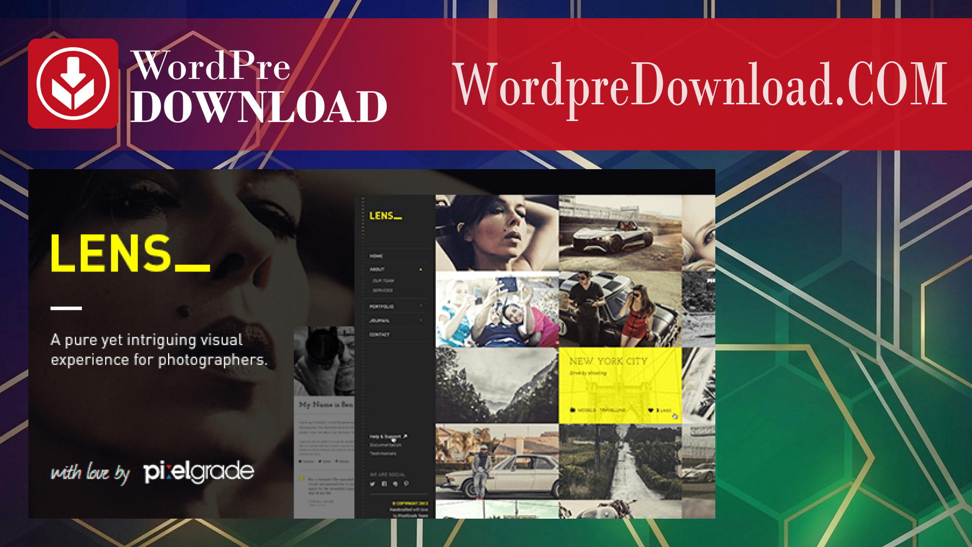 LENS – An Enjoyable Photography WordPress Theme – WordpreDownload.COM
