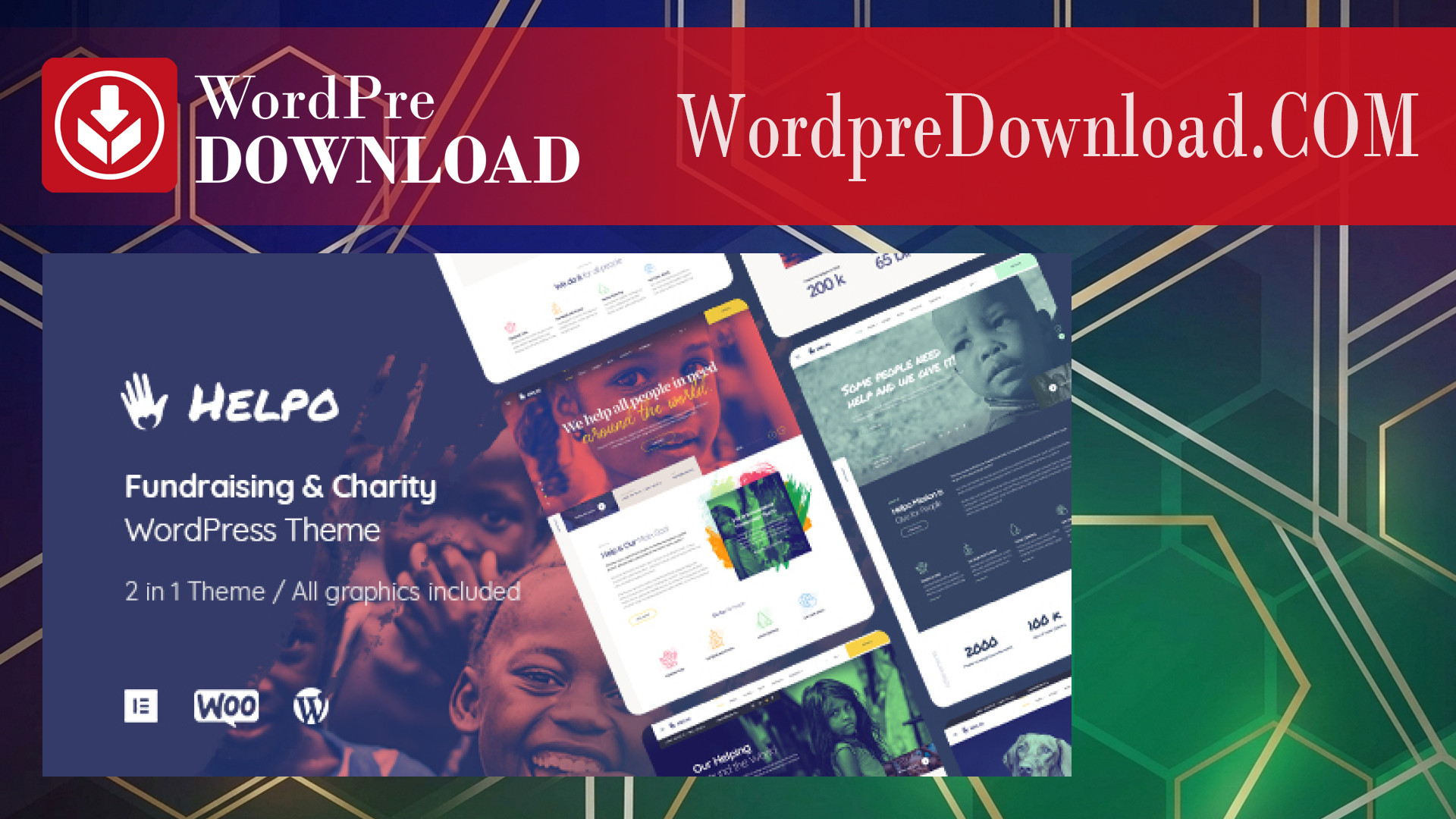 Helpo | Charity and Nonprofit WordPress Theme – WordpreDownload.COM