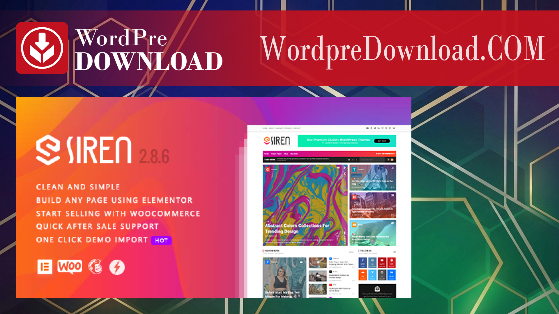 Siren – News Magazine Elementor Theme – WordpreDownload.COM