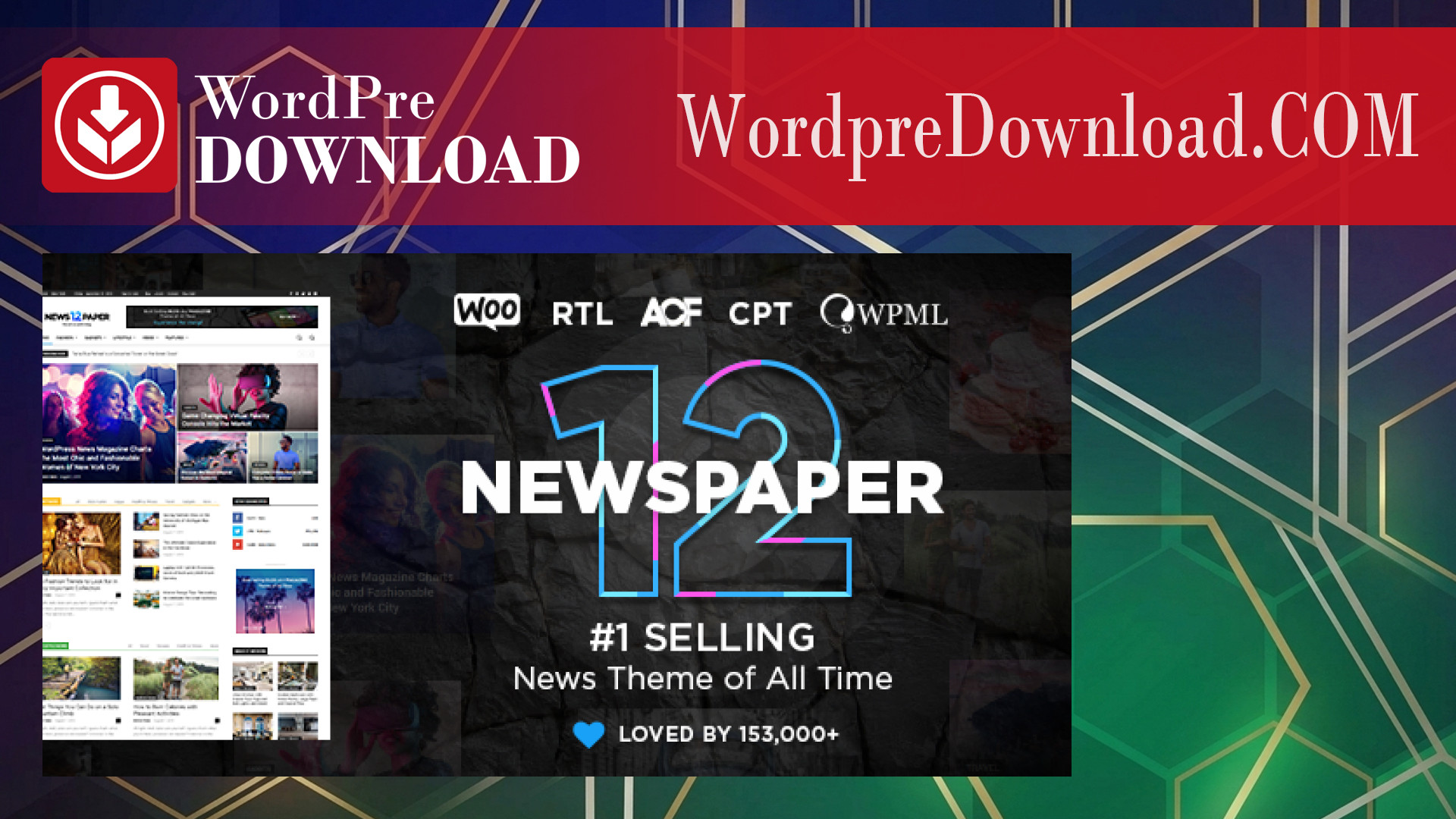 NewsPaper – News & Magazine WordPress Theme – WordpreDownload.COM