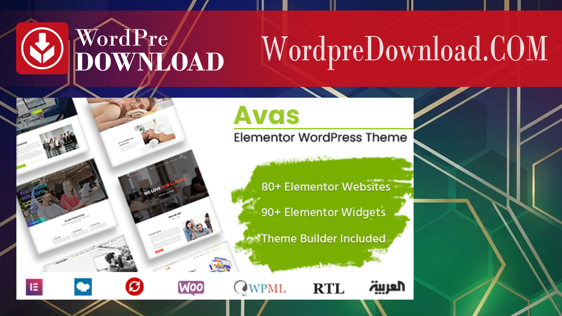 Avas Multi Purpose WordPress Theme – WordpreDownload.COM