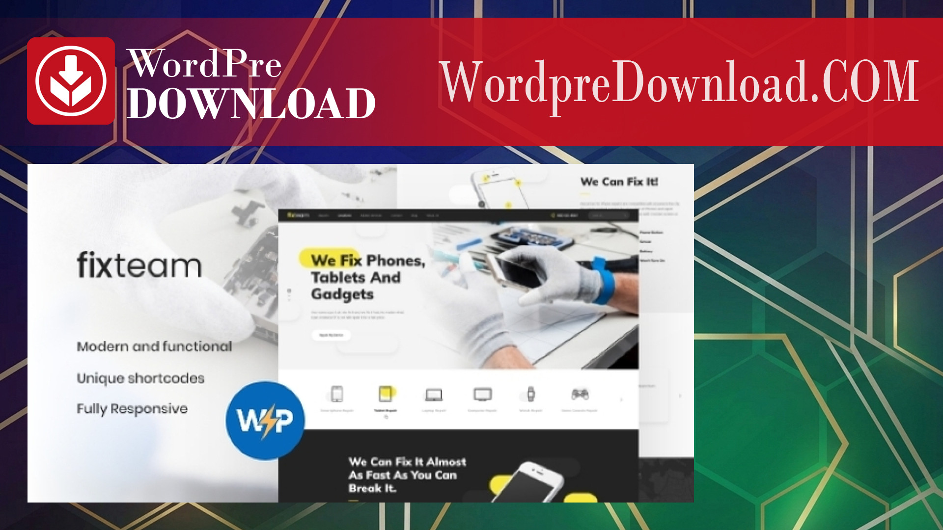 FixTeam | Electronics and Mobile Devices Repair WordPress Theme – WordpreDownload.COM