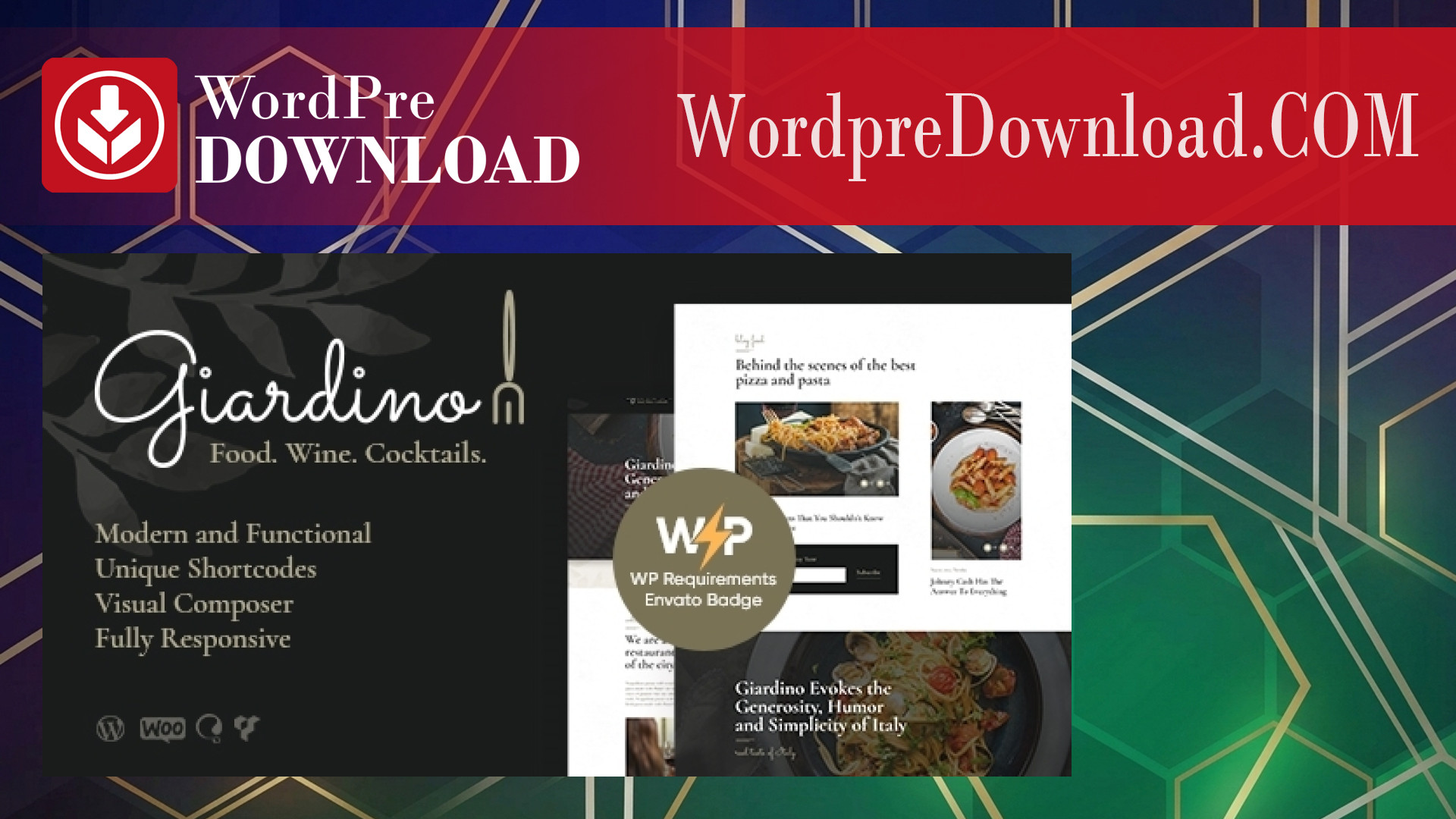 Giardino – An Italian Restaurant and Cafe WordPress Theme – WordpreDownload.COM