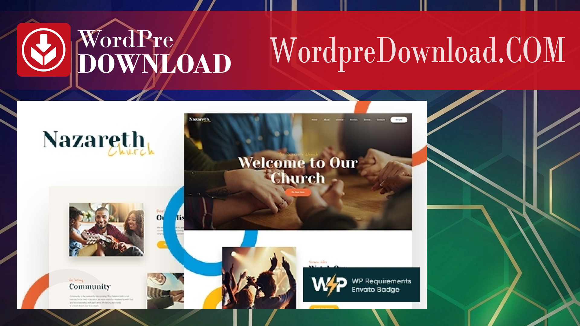 Nazareth – Church and Religion WordPress Theme – WordpreDownload.COM
