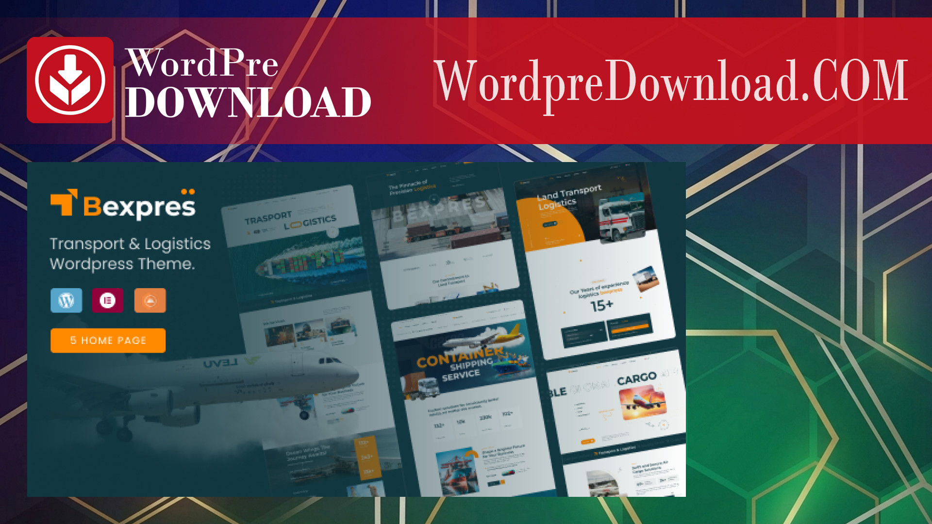Bexpres - Transport And Logistics WordPress Theme - WordpreDownload.COM