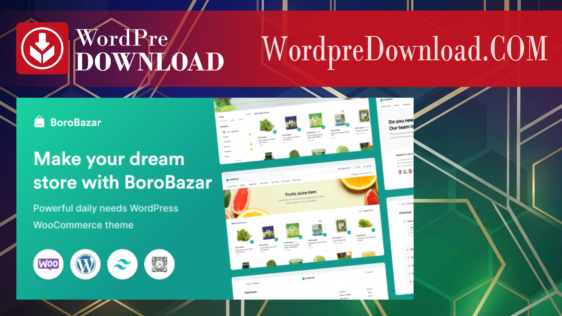 BoroBazar – Daily Needs WooCommerce WordPress theme – WordpreDownload.COM