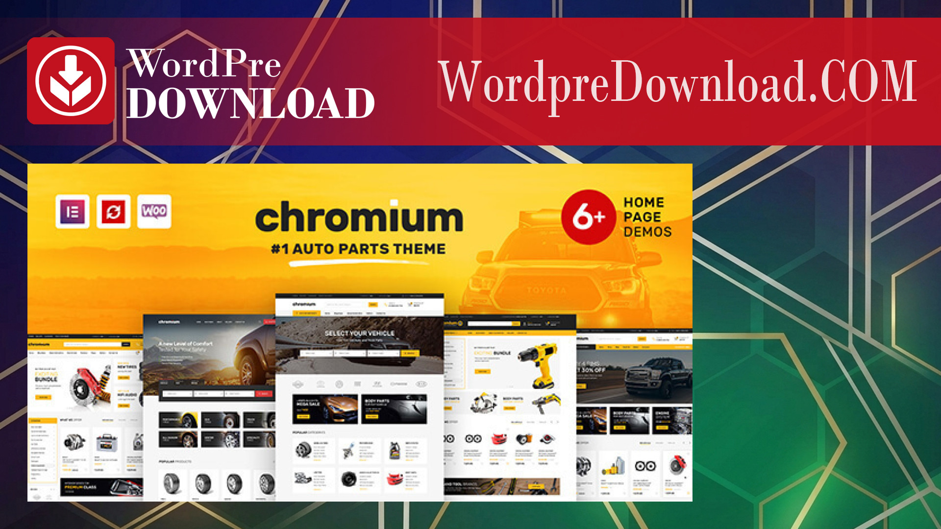 Chromium – Auto Parts Shop WordPress Woo Theme – WordpreDownload.COM