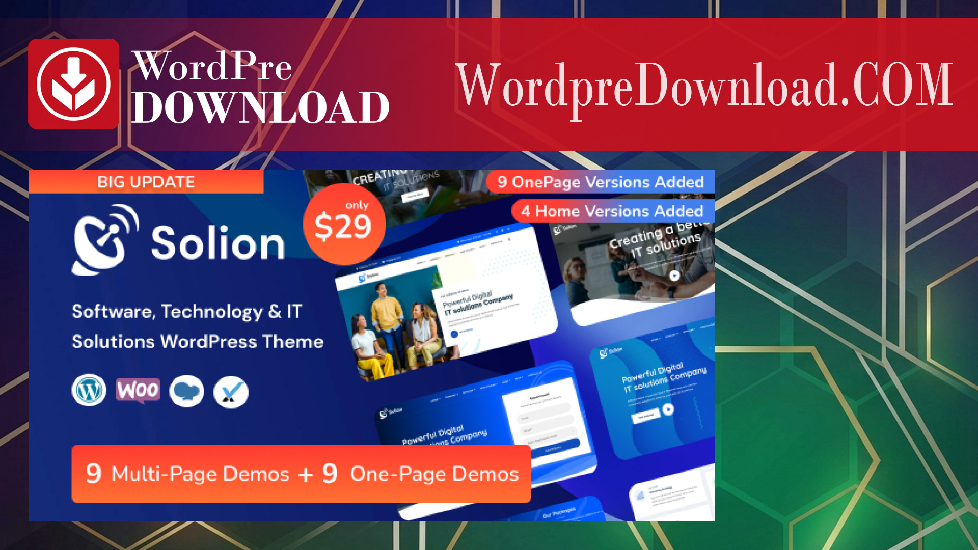 Solion - Technology & IT Solutions WordPress Theme - WordpreDownload.COM