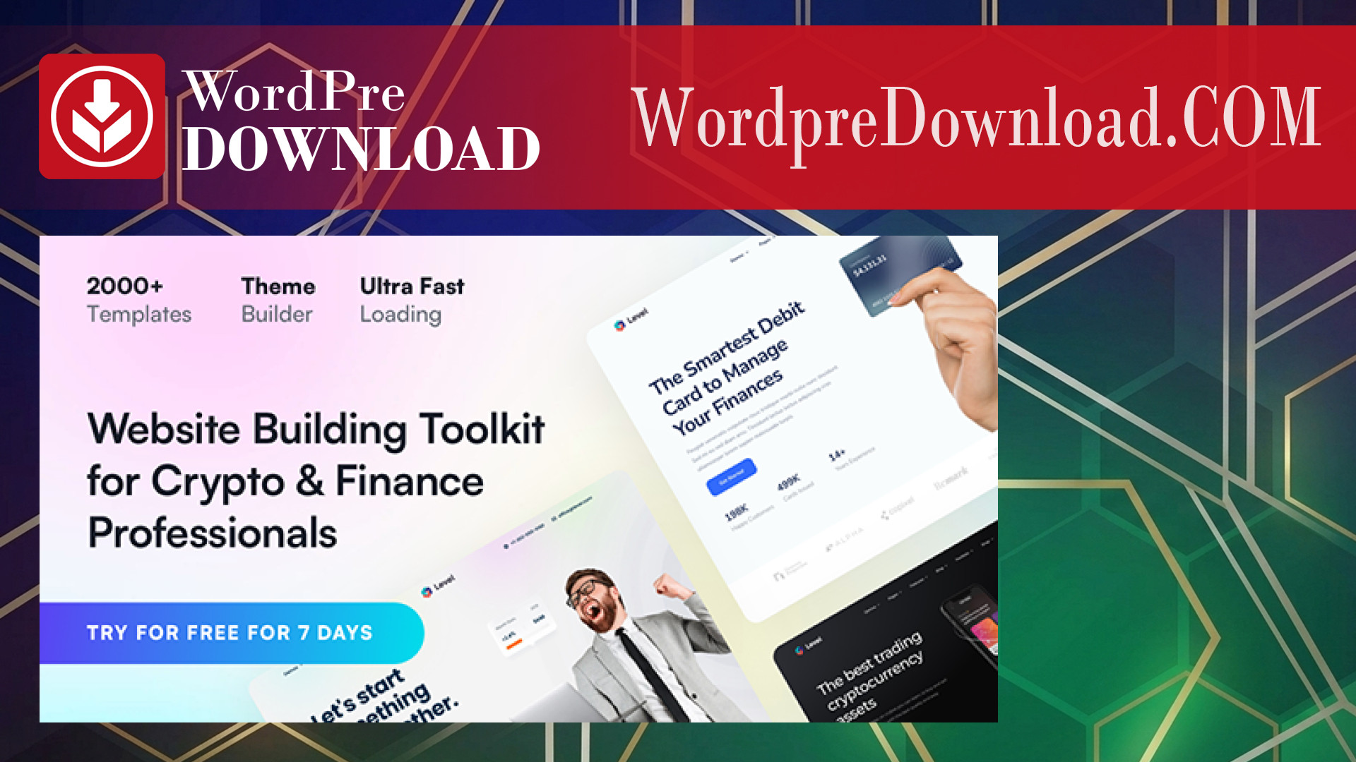 Level – Financial Technology and Crypto WordPress Theme – WordpreDownload.COM