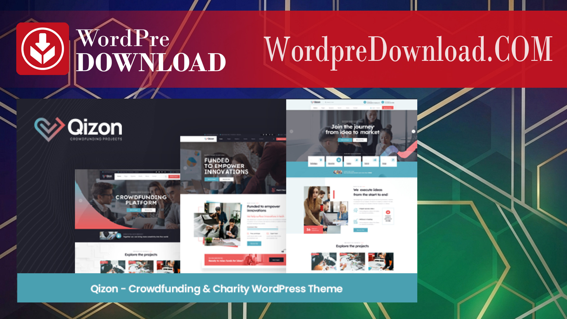 Qizon – Crowdfunding and Charity WordPress Theme – WordpreDownload.COM