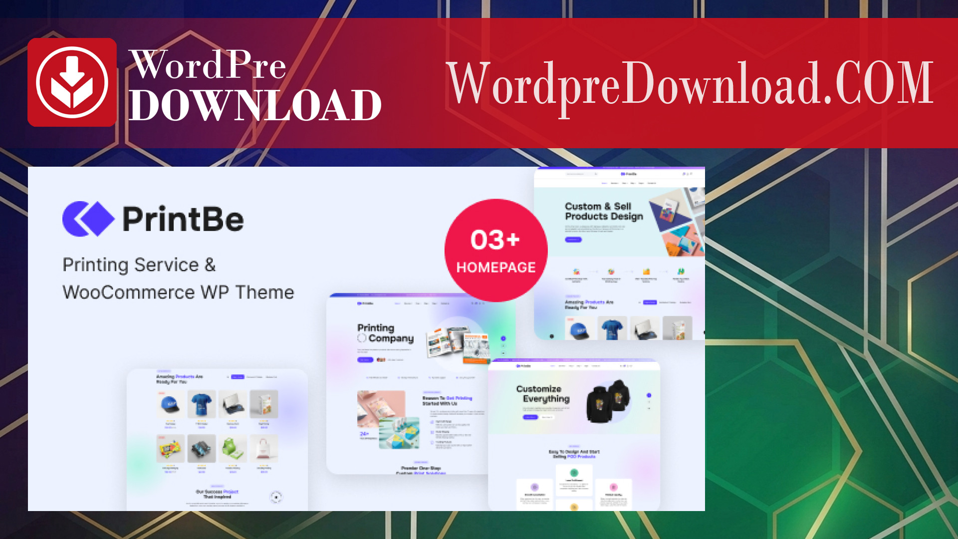 PrintBe – Printing Service and WooCommerce WP Theme – WordpreDownload.COM