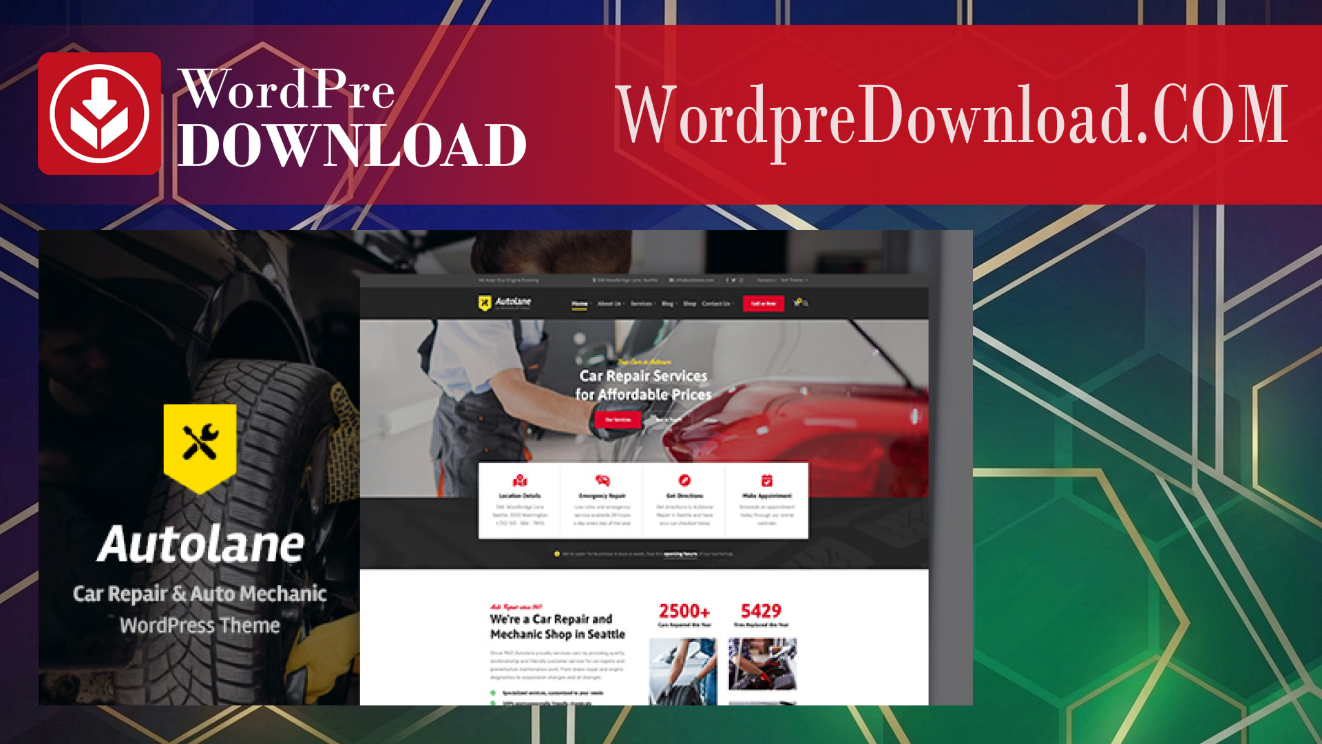 Mechanic WordPress Theme – WordpreDownload.COM