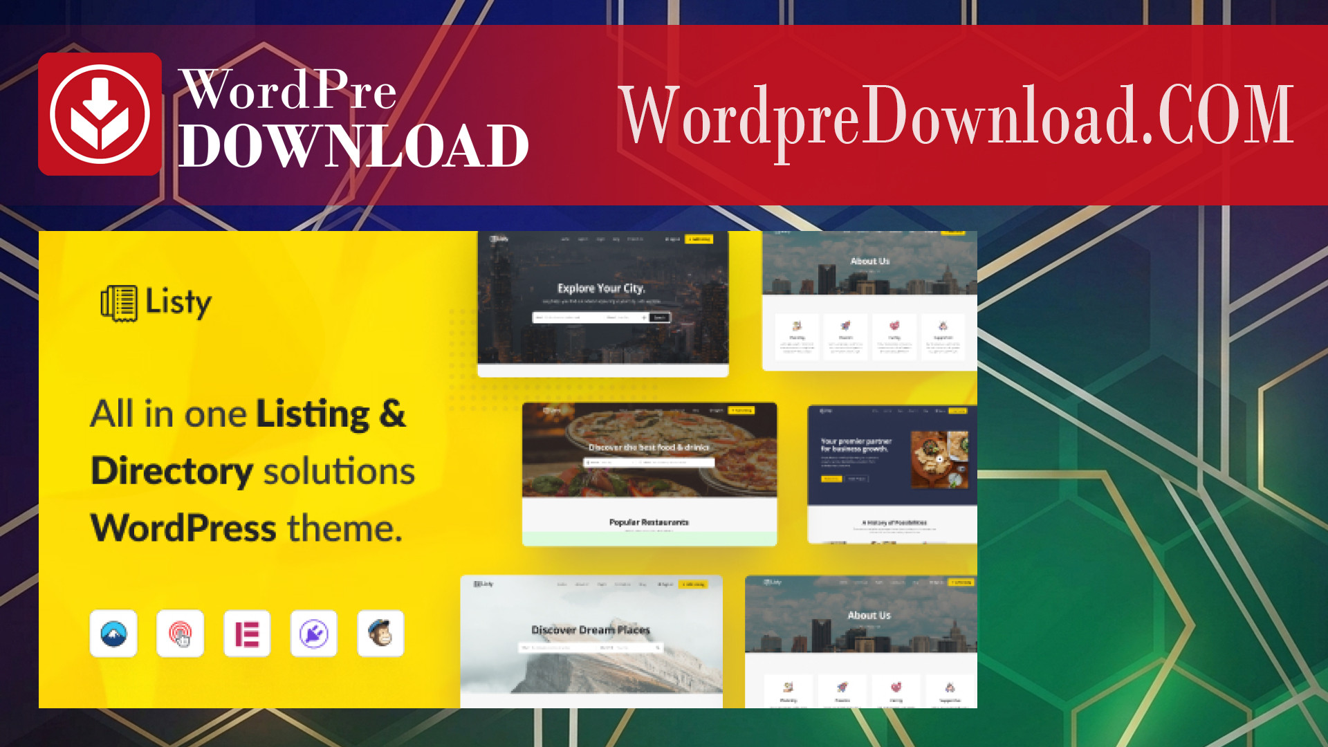 Listy – Listing and Directory Solutions WordPress Theme – WordpreDownload.COM