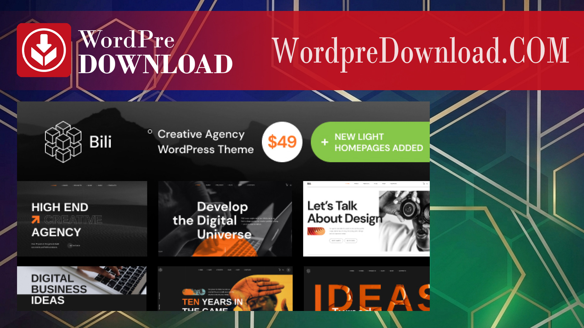 Bili – Creative Agency WordPress Theme – WordpreDownload.COM
