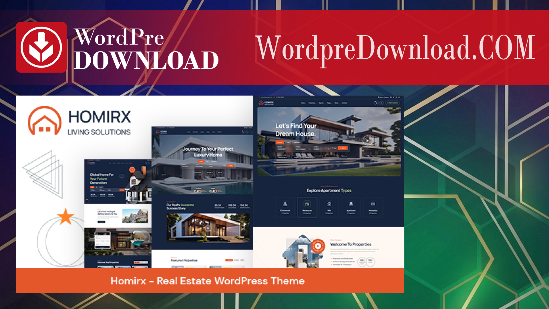 Homirx – Real Estate WordPress Theme - WordpreDownload.COM