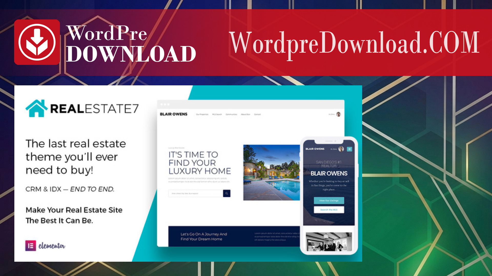 Real Estate 7 WordPress Theme – WordpreDownload.COM