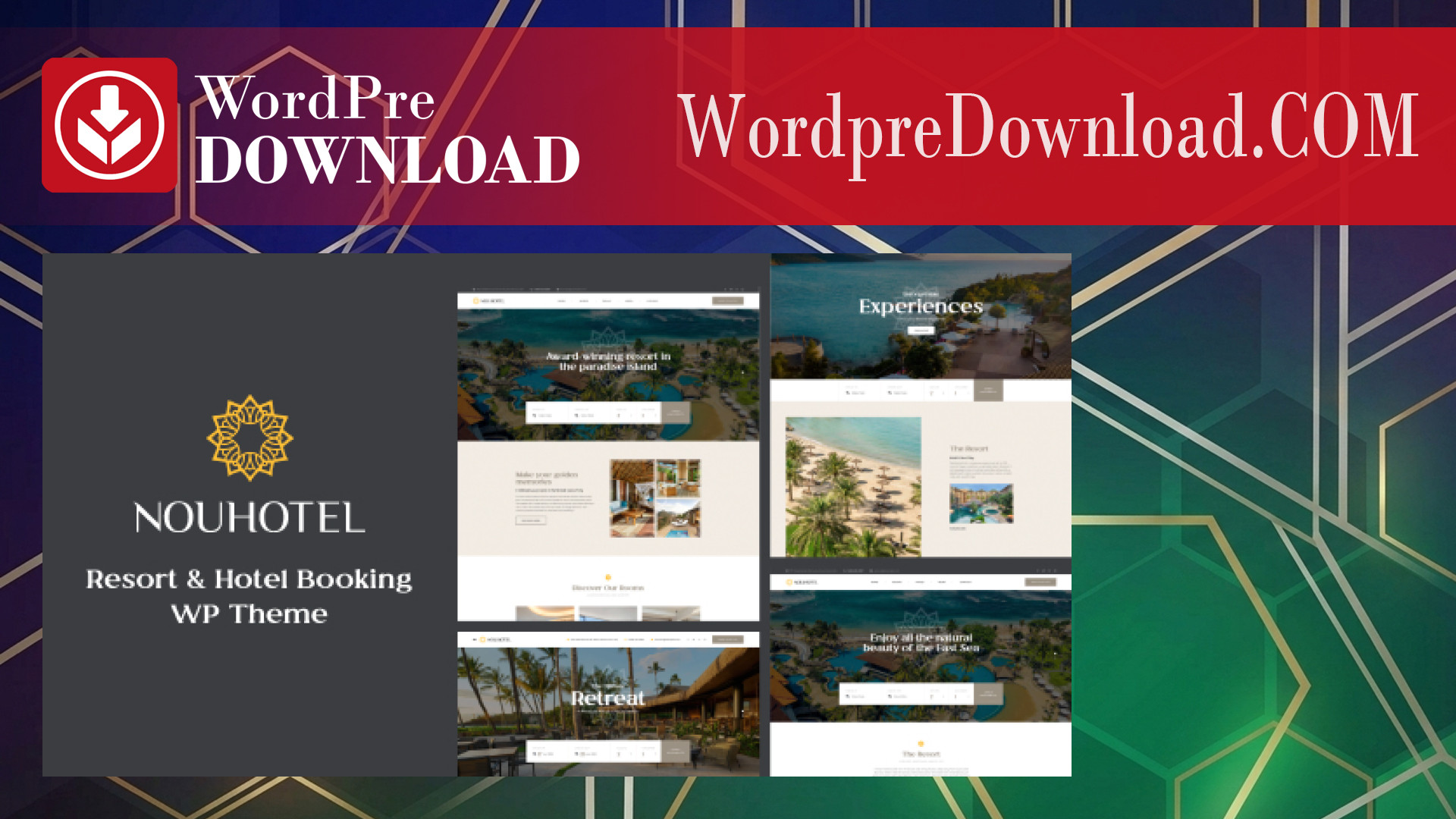 NouHotel - Resort And Hotel Booking WordPress Theme - WordpreDownload.COM