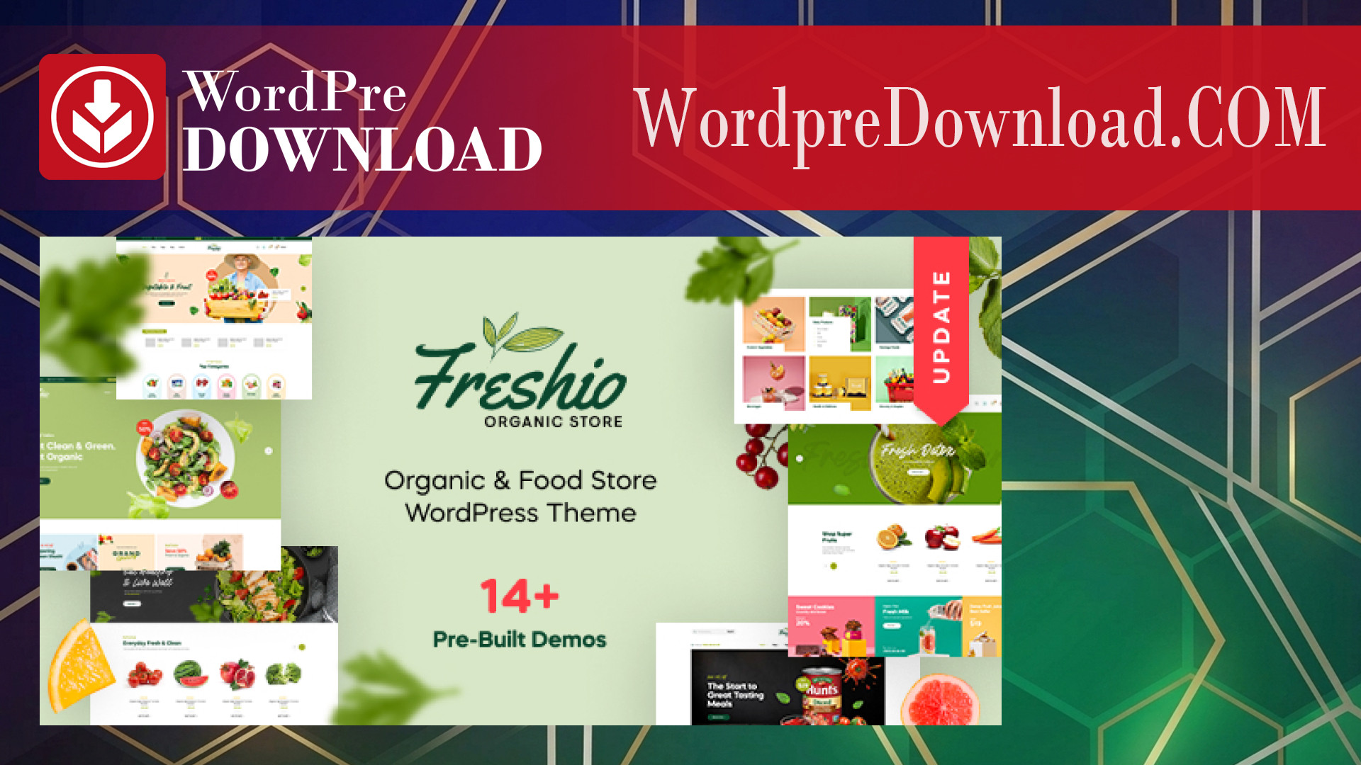 Freshio – Organic And Food Store WordPress Theme - WordpreDownload.COM