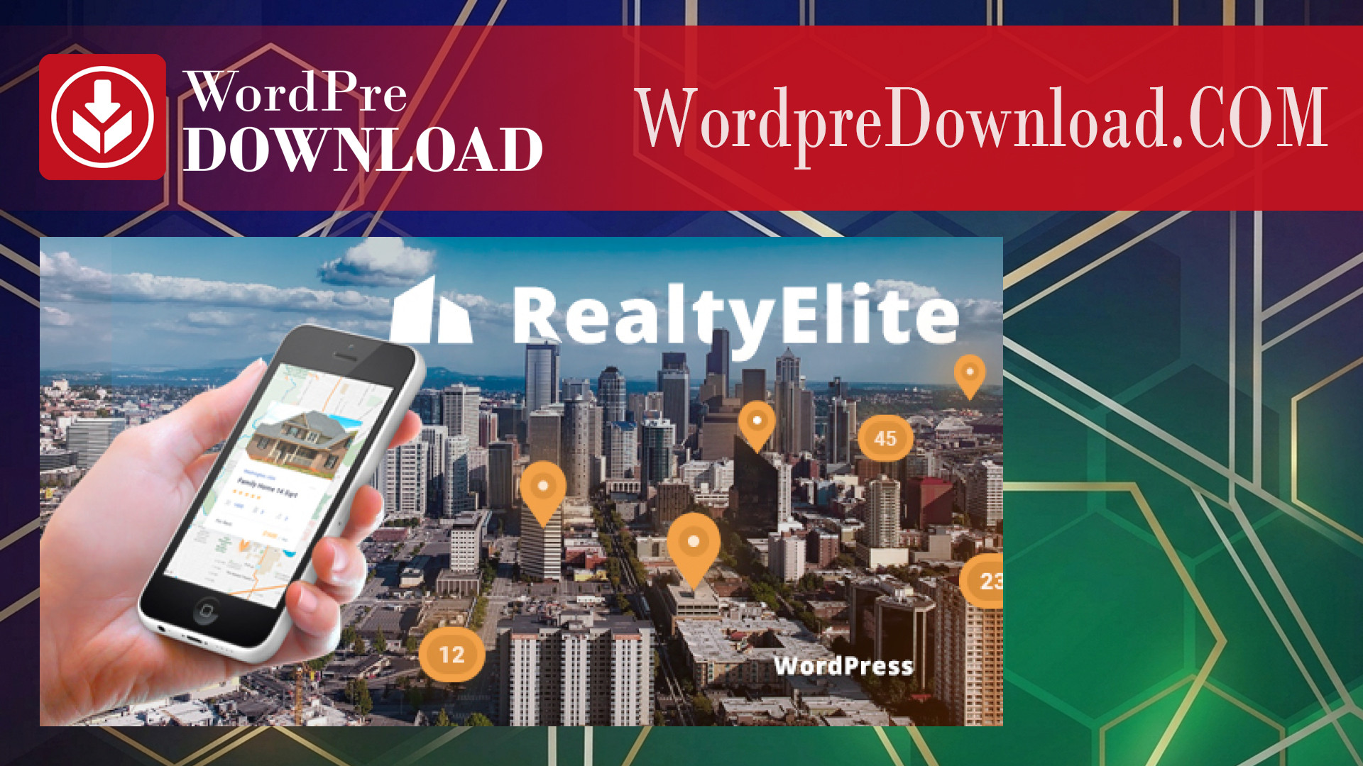 RealtyElite - Real Estate And Property Sales WordPress Theme - WordpreDownload.COM