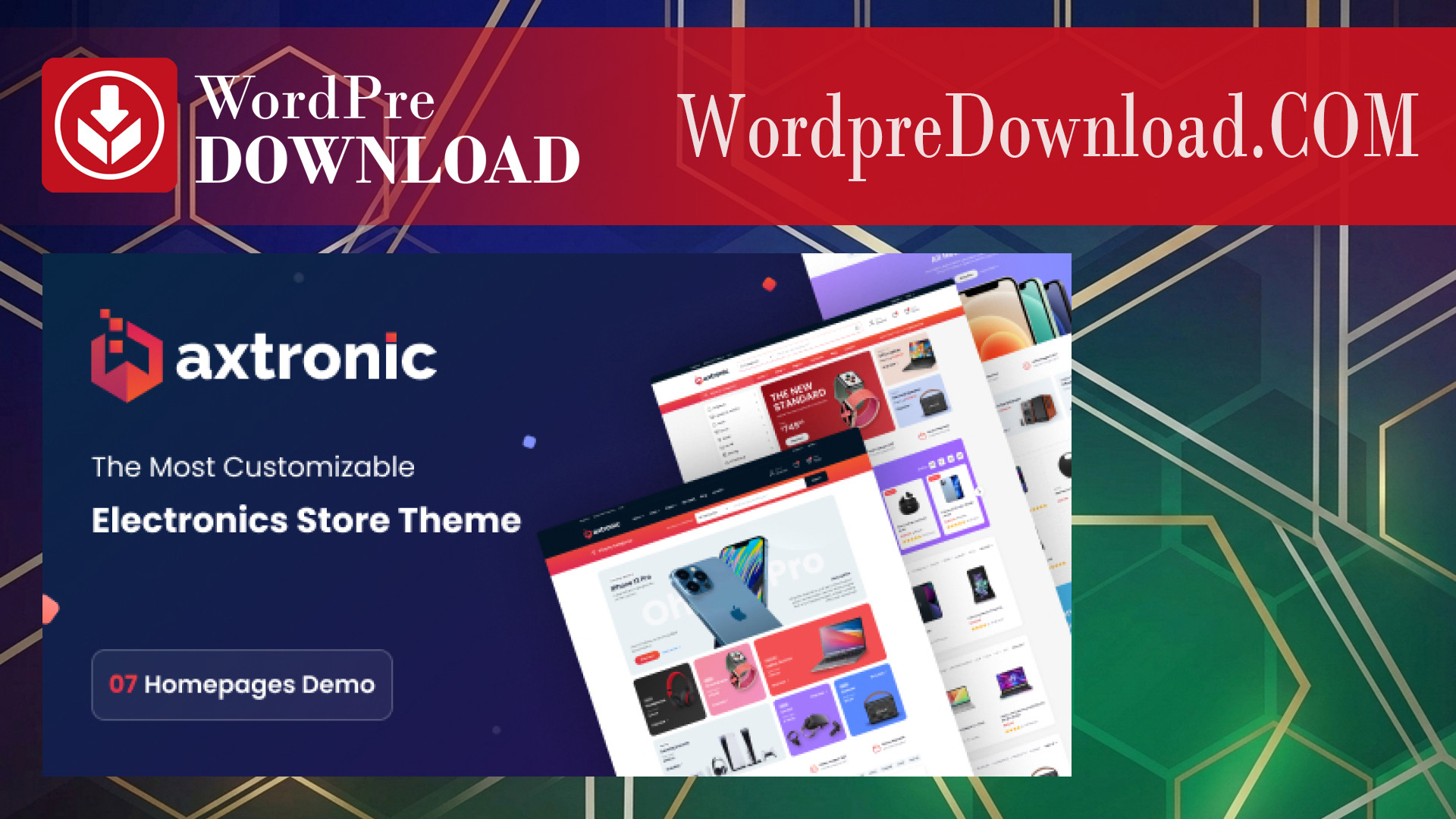 Axtronic - Electronics WooCommerce WordPress Theme - WordpreDownload.COM