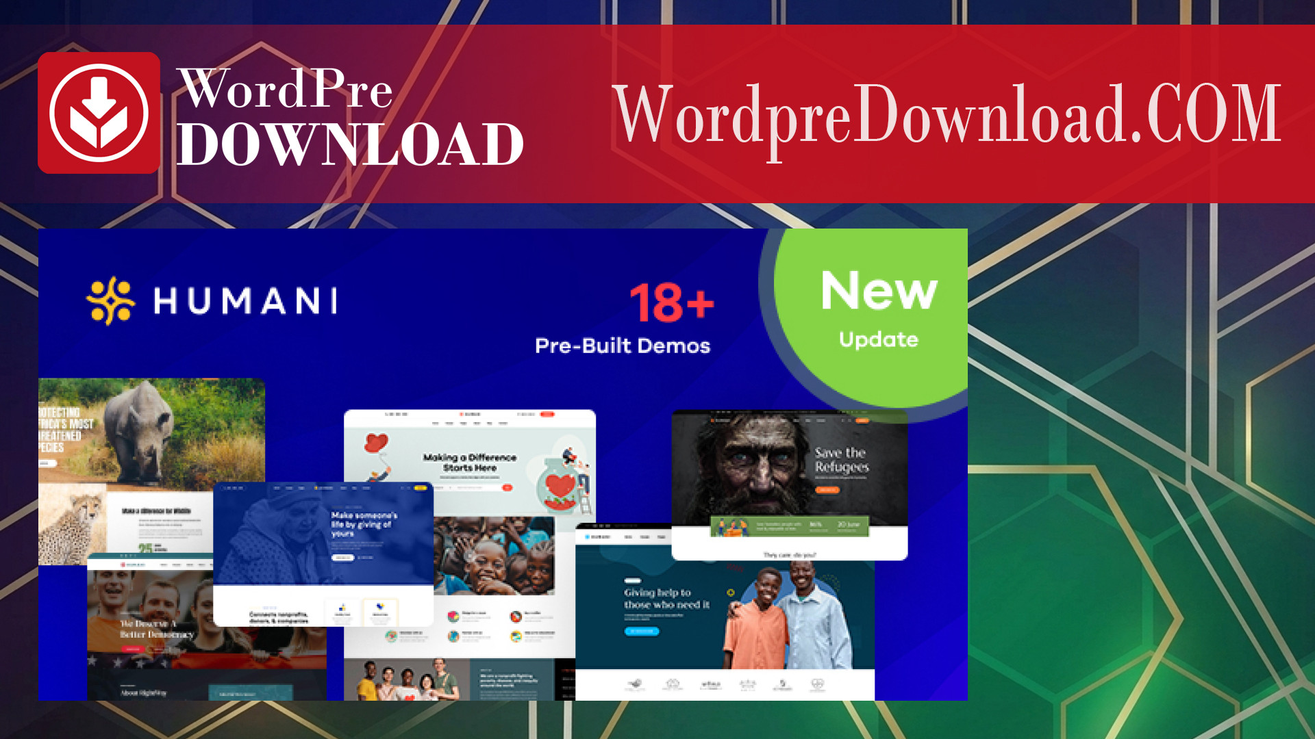 Humani – Nonprofit and Charity WordPress Theme – WordpreDownload.COM