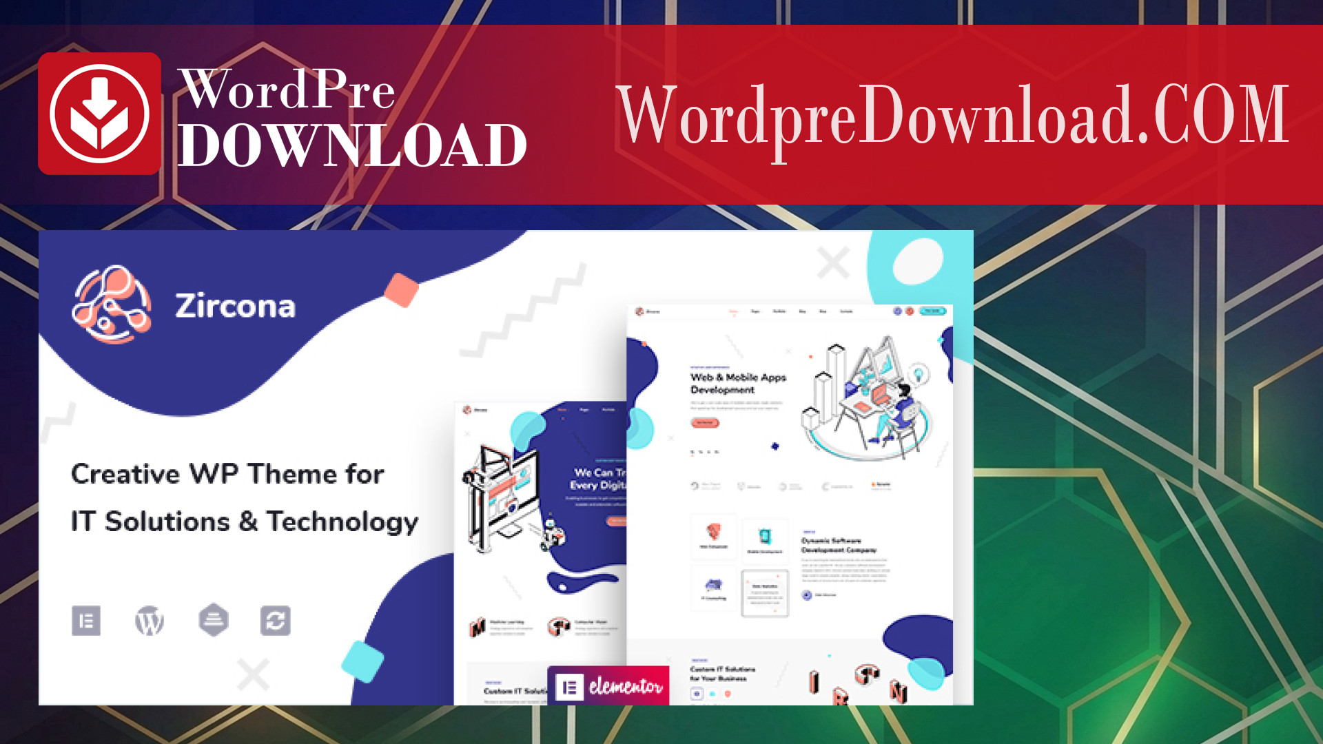 Zircona – IT Solutions and Technology WordPress Theme – WordpreDownload.COM