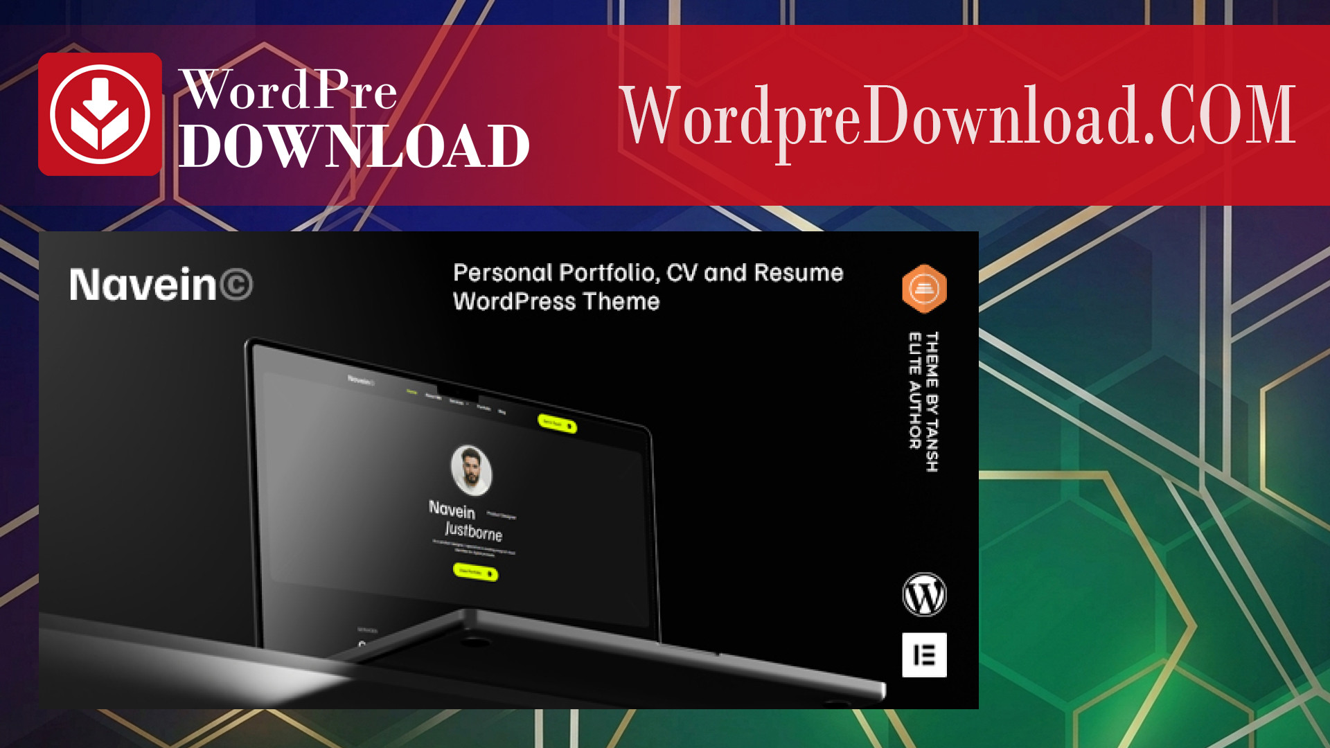 Navein – Personal Portfolio WordPress Theme - WordpreDownload.COM