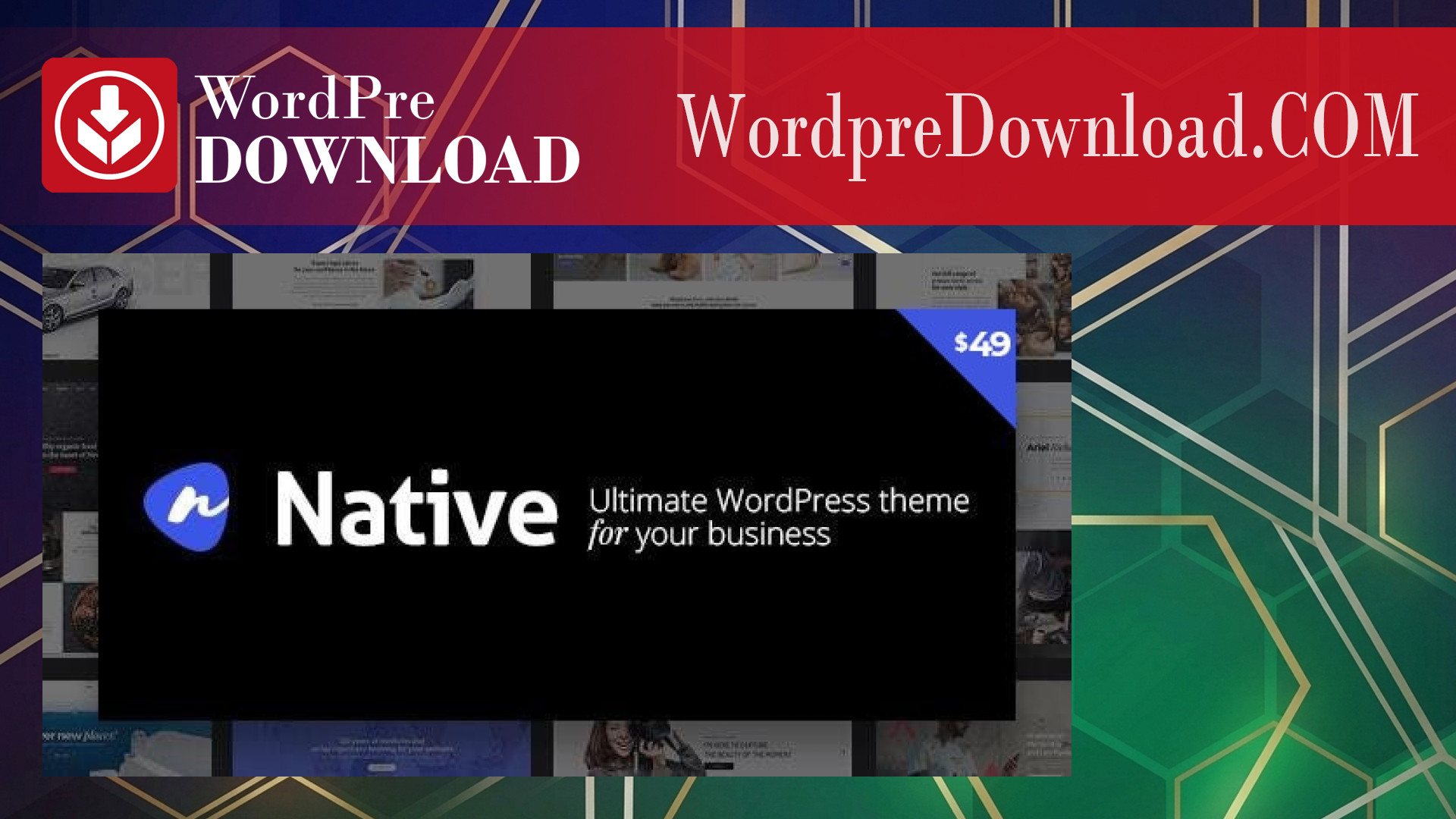 Native – Stylish Multi-Purpose Creative WP Theme – WordpreDownload.COM