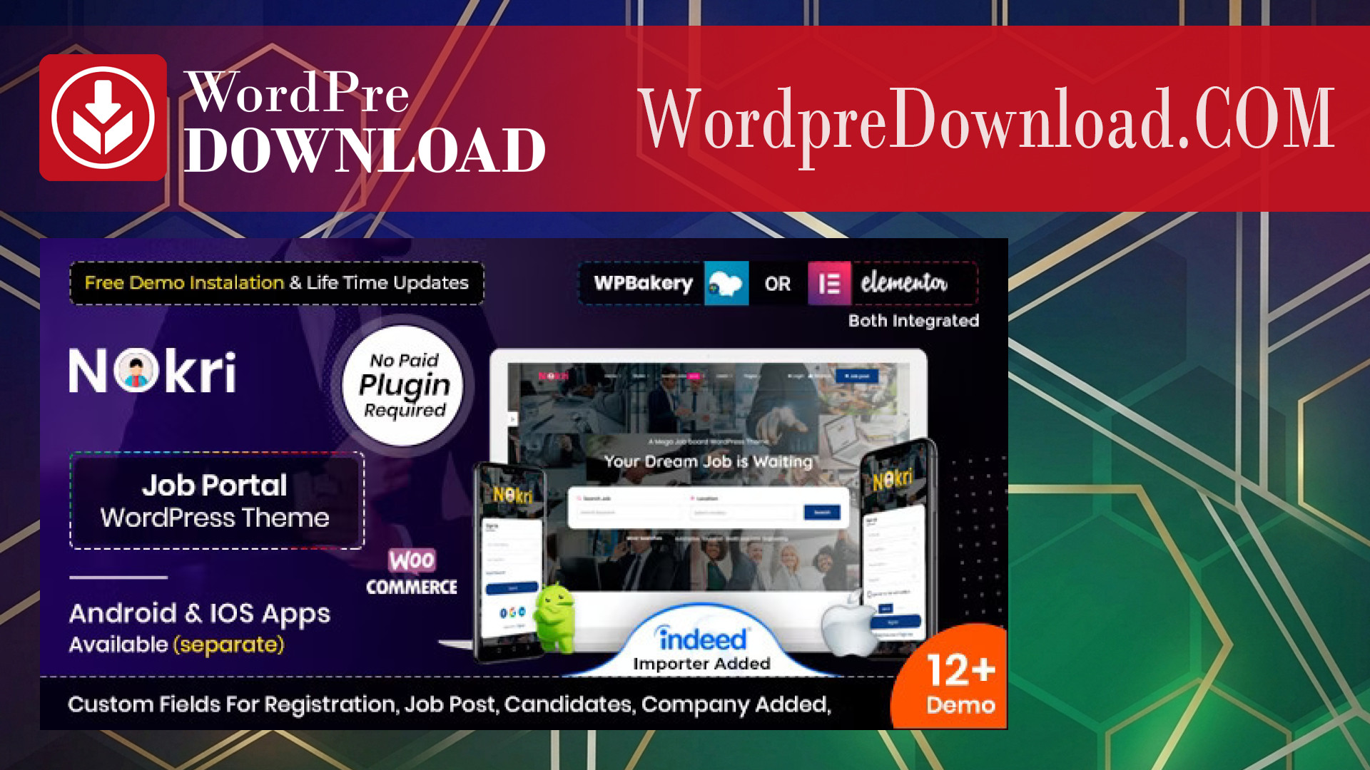 Nokri – Job Board WordPress Theme – WordpreDownload.COM