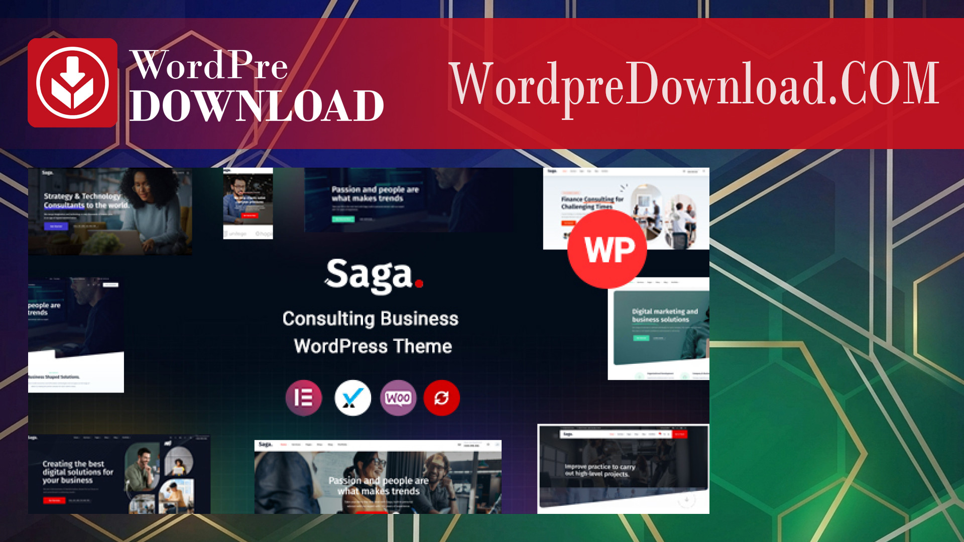 Saga – Business Consulting WordPress Theme – WordpreDownload.COM