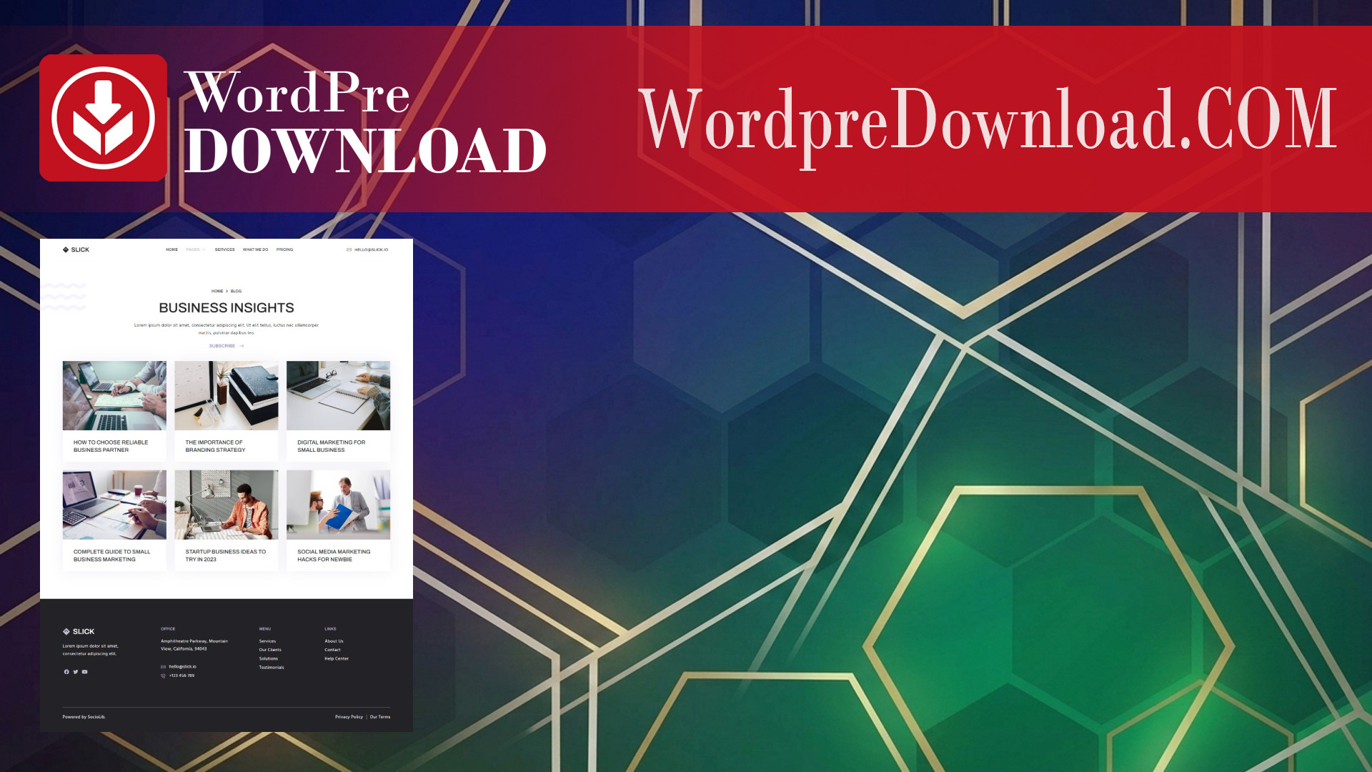 Slick – Multipurpose Business and Marketing Agency Elementor Template Kit – WordpreDownload.COM
