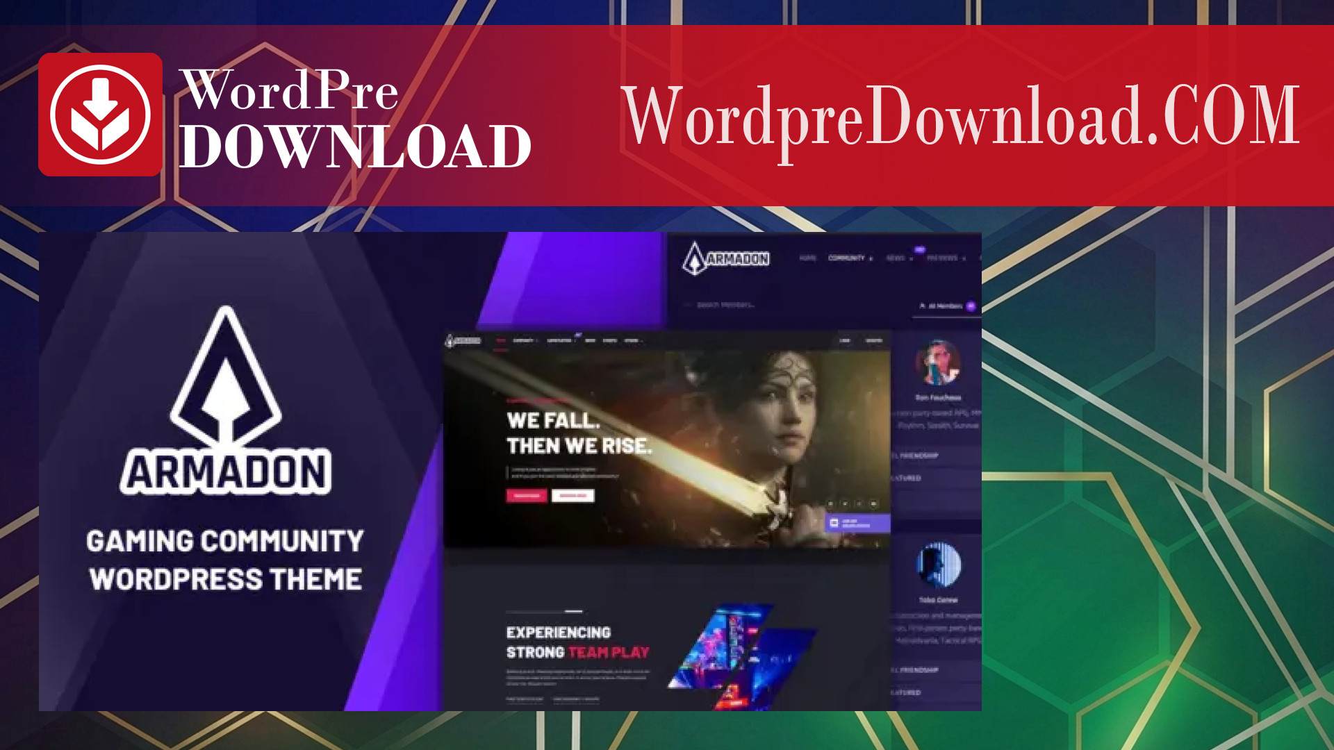 Armadon - Gaming Community WordPress Theme - WordpreDownload.COM