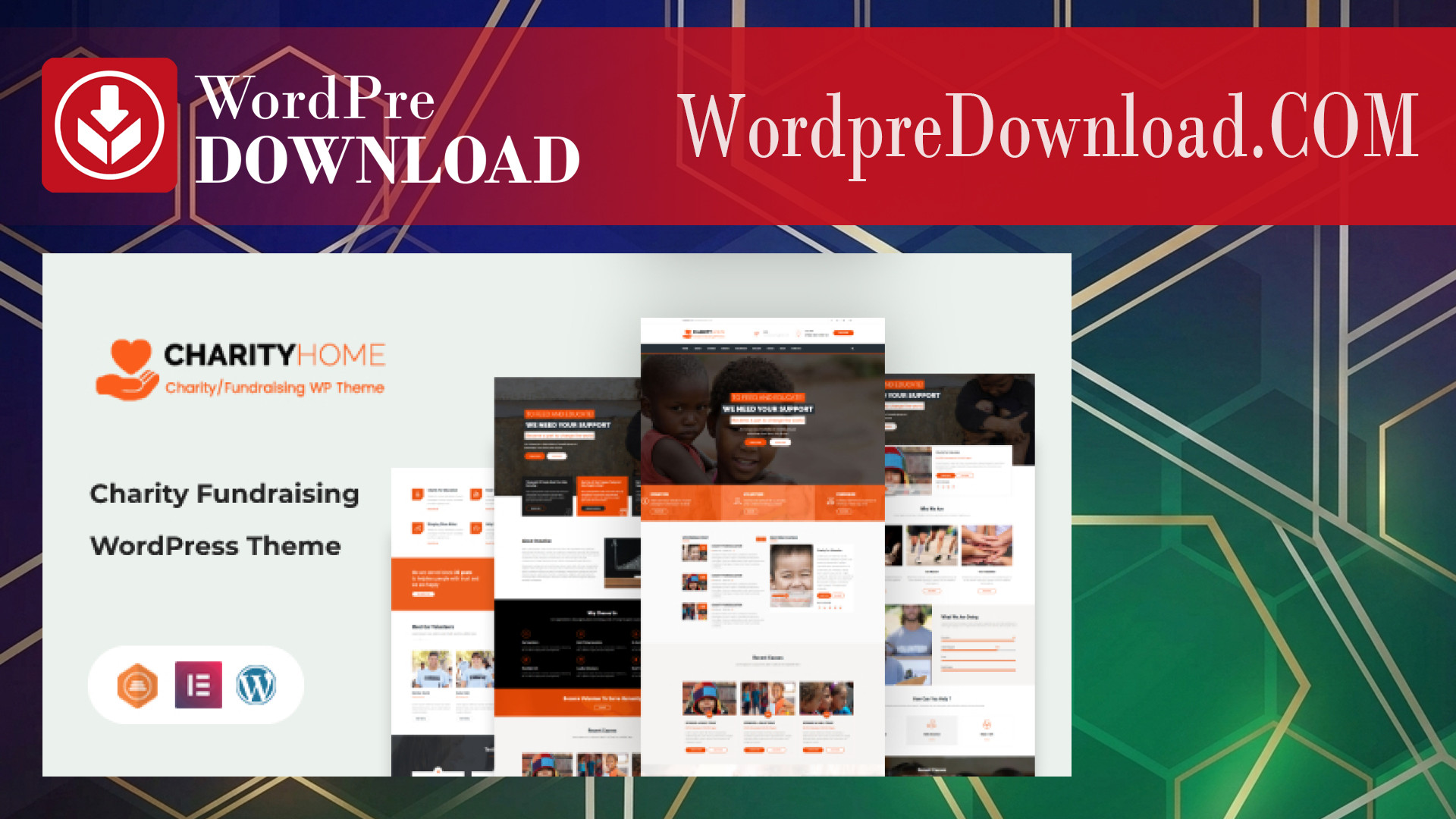 Charity Home – Fundraising WordPress Theme – WordpreDownload.COM