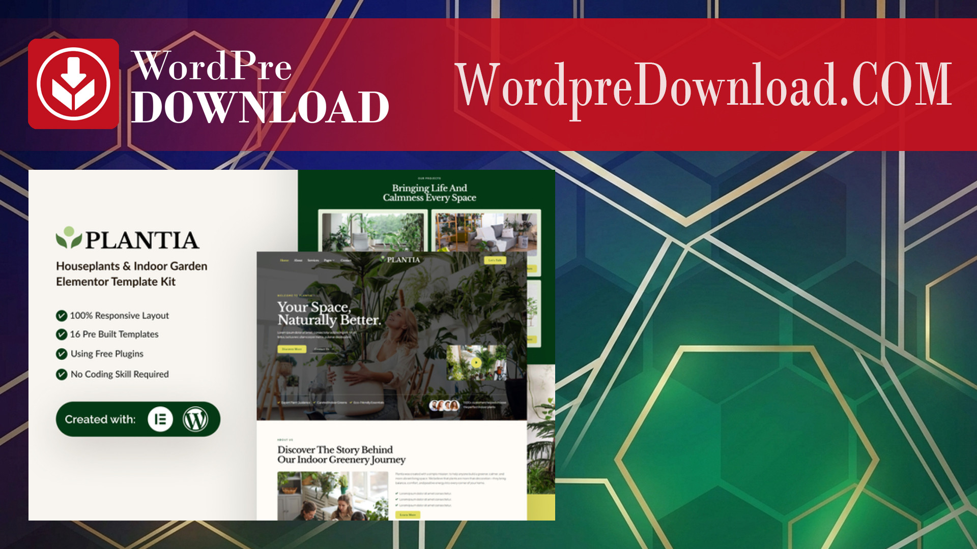 Plantia – Houseplants And Indoor Garden Elementor Template Kit - WordpreDownload.COM