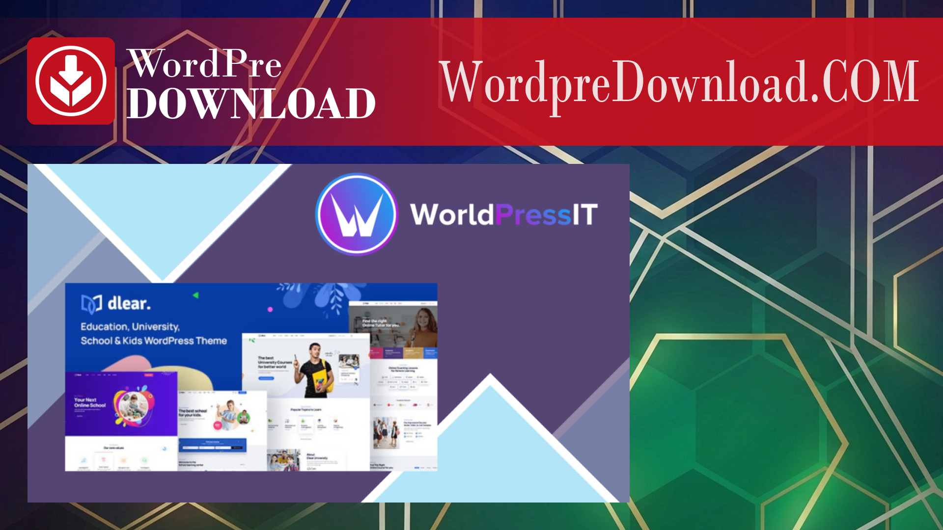 Dlear - Education, University And School WordPress Theme - WordpreDownload.COM