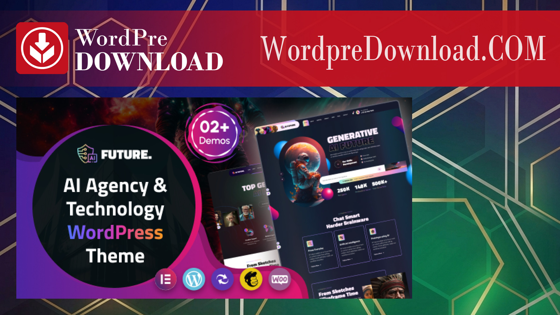 Future – AI Agency and Technology WordPress Theme – WordpreDownload.COM