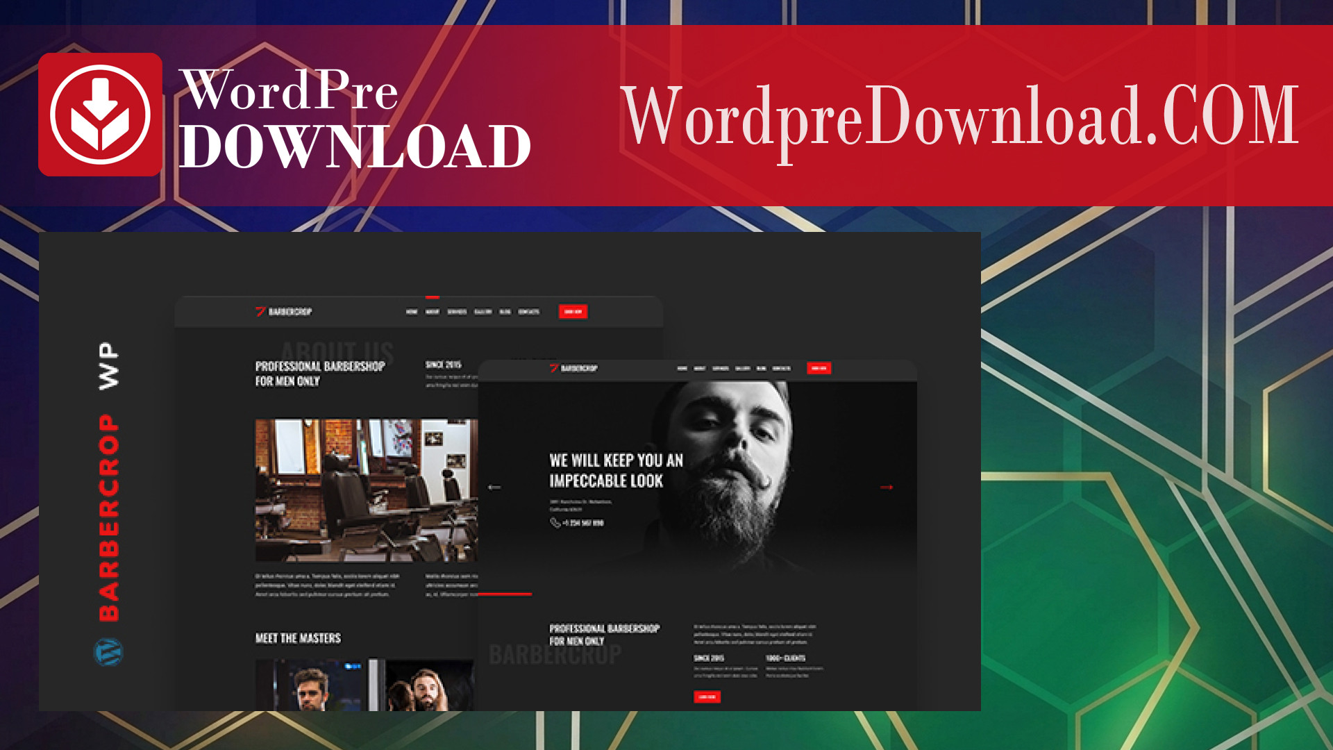 Barbercrop – Hairdressing WordPress Theme – WordpreDownload.COM