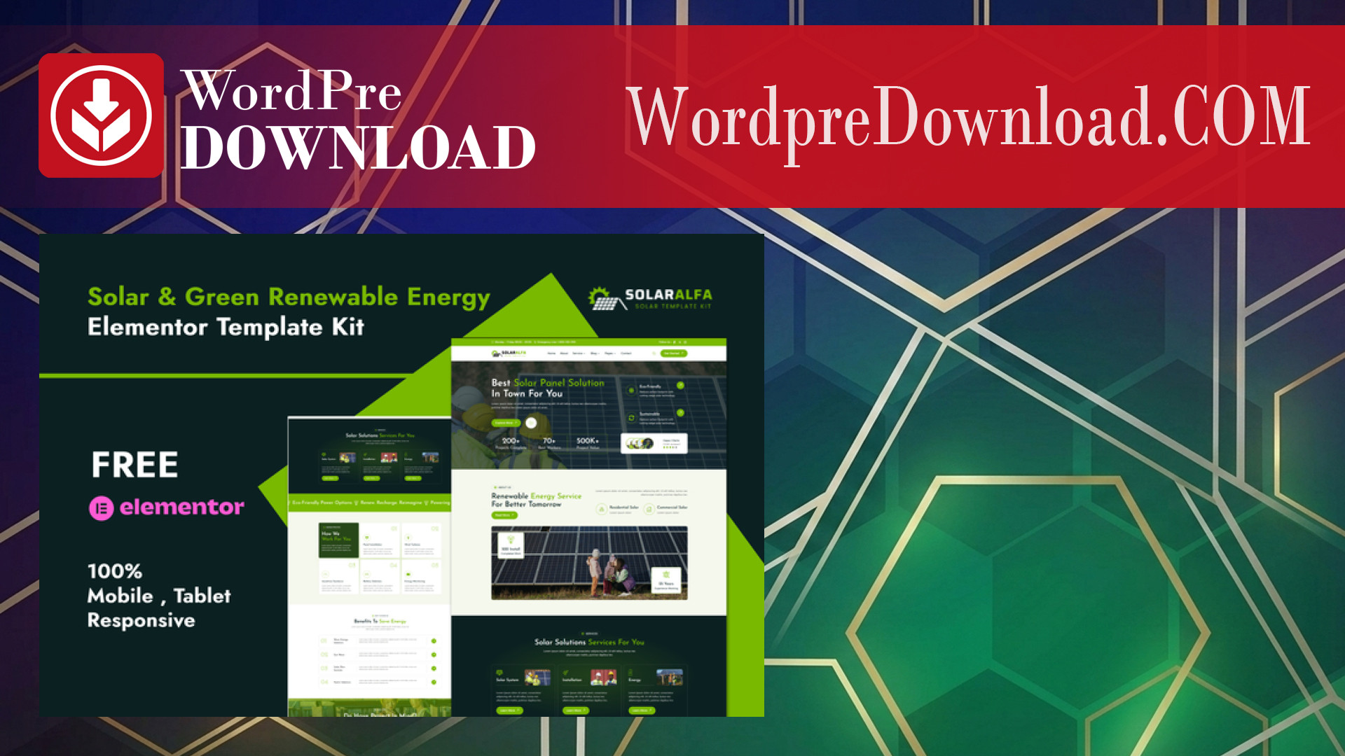 SolarAlfa – Solar and Renewable Energy Elementor Template Kit – WordpreDownload.COM