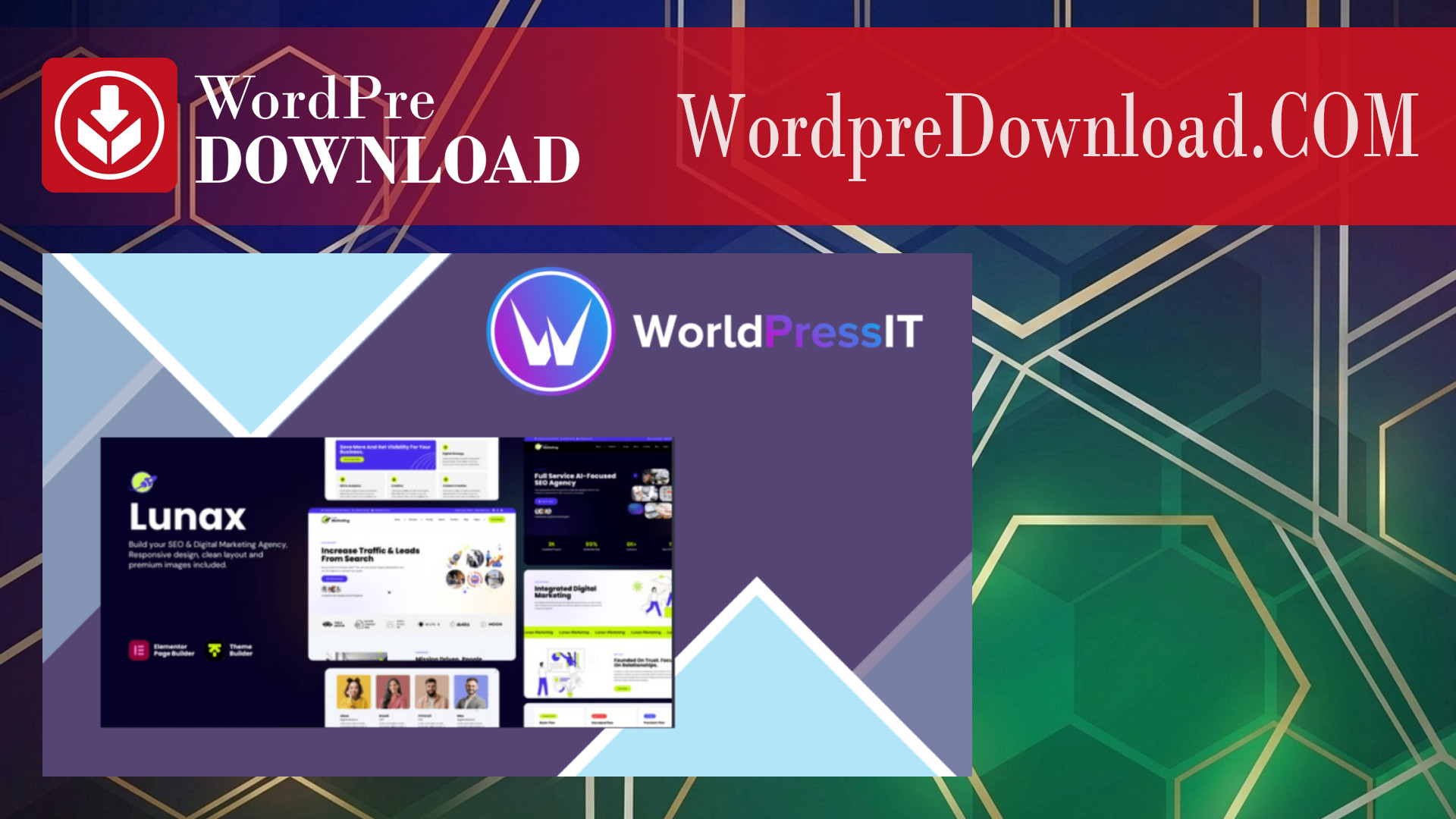 Lunax – Digital Marketing Agency and SEO WordPress Theme – WordpreDownload.COM