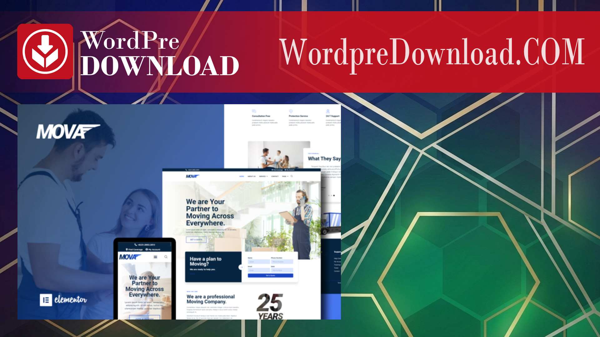 Mova – Moving Company Elementor Template Kit – WordpreDownload.COM