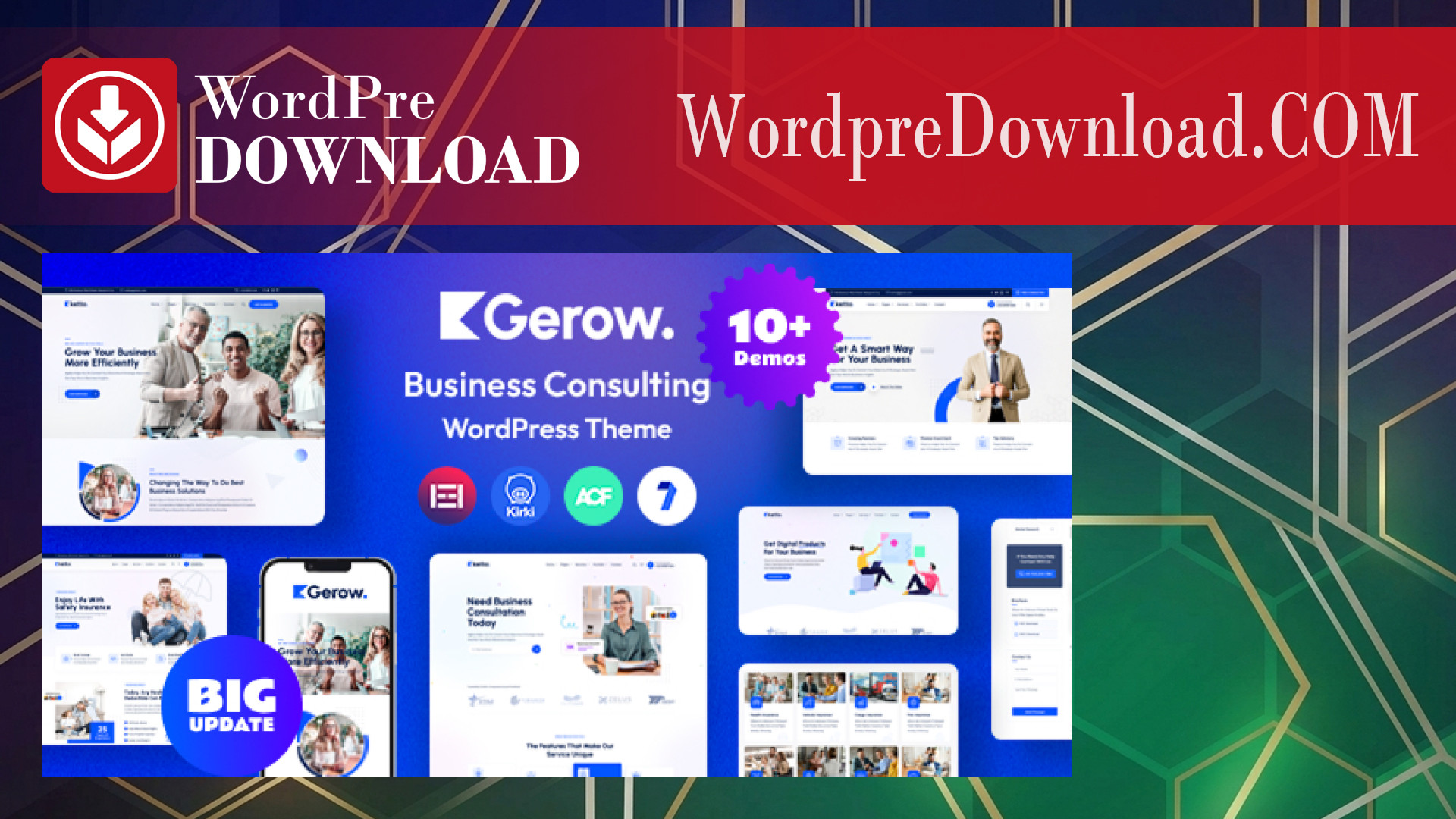 Gerow – Business Consulting WordPress Theme – WordpreDownload.COM