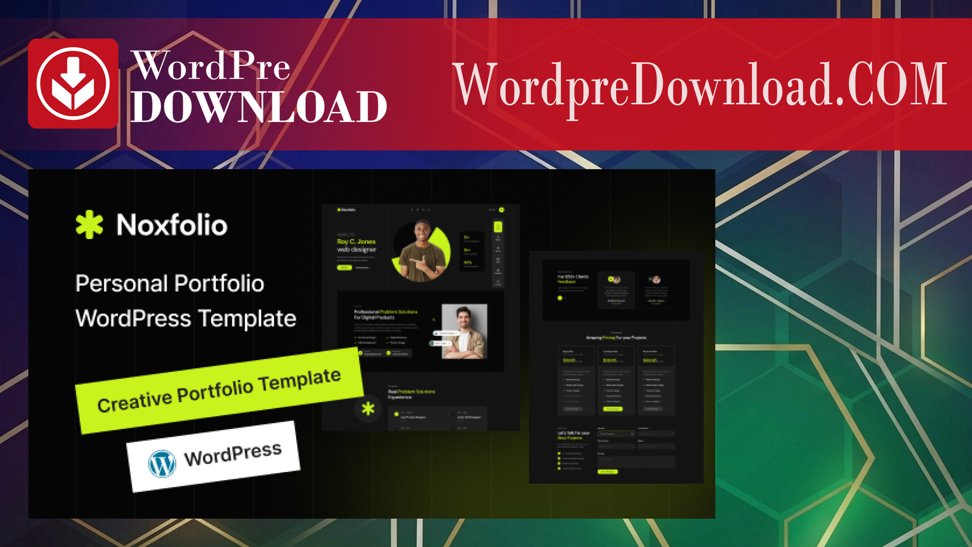 Noxfolio – Personal Portfolio Resume WordPress Theme – WordpreDownload.COM