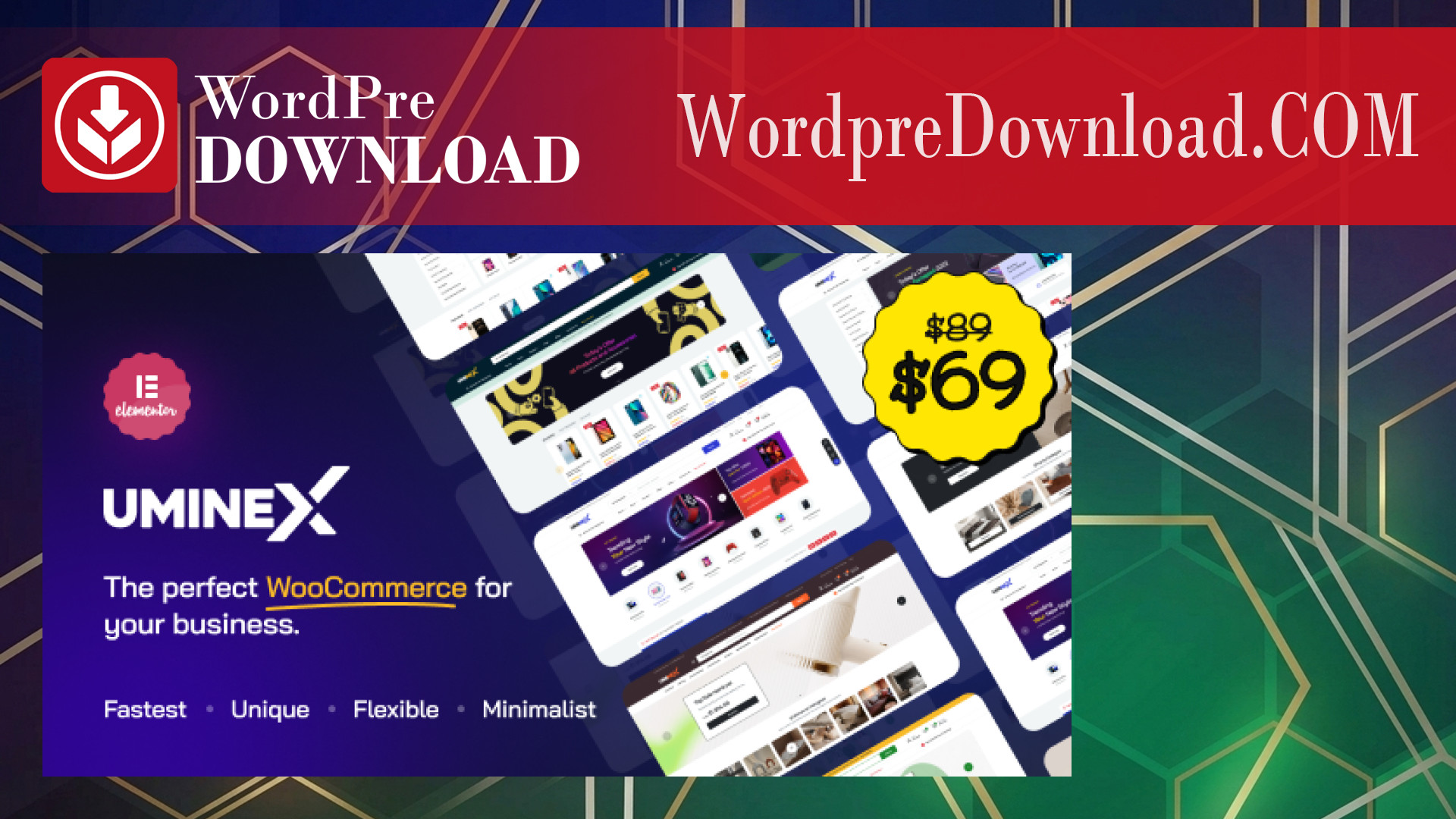 Uminex – Multipurpose WooCommerce Theme – WordpreDownload.COM