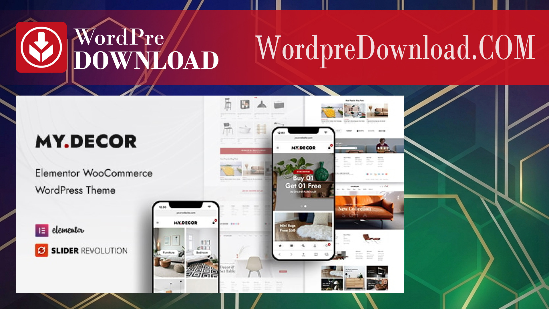 MyDecor – Elementor WooCommerce WordPress Theme – WordpreDownload.COM